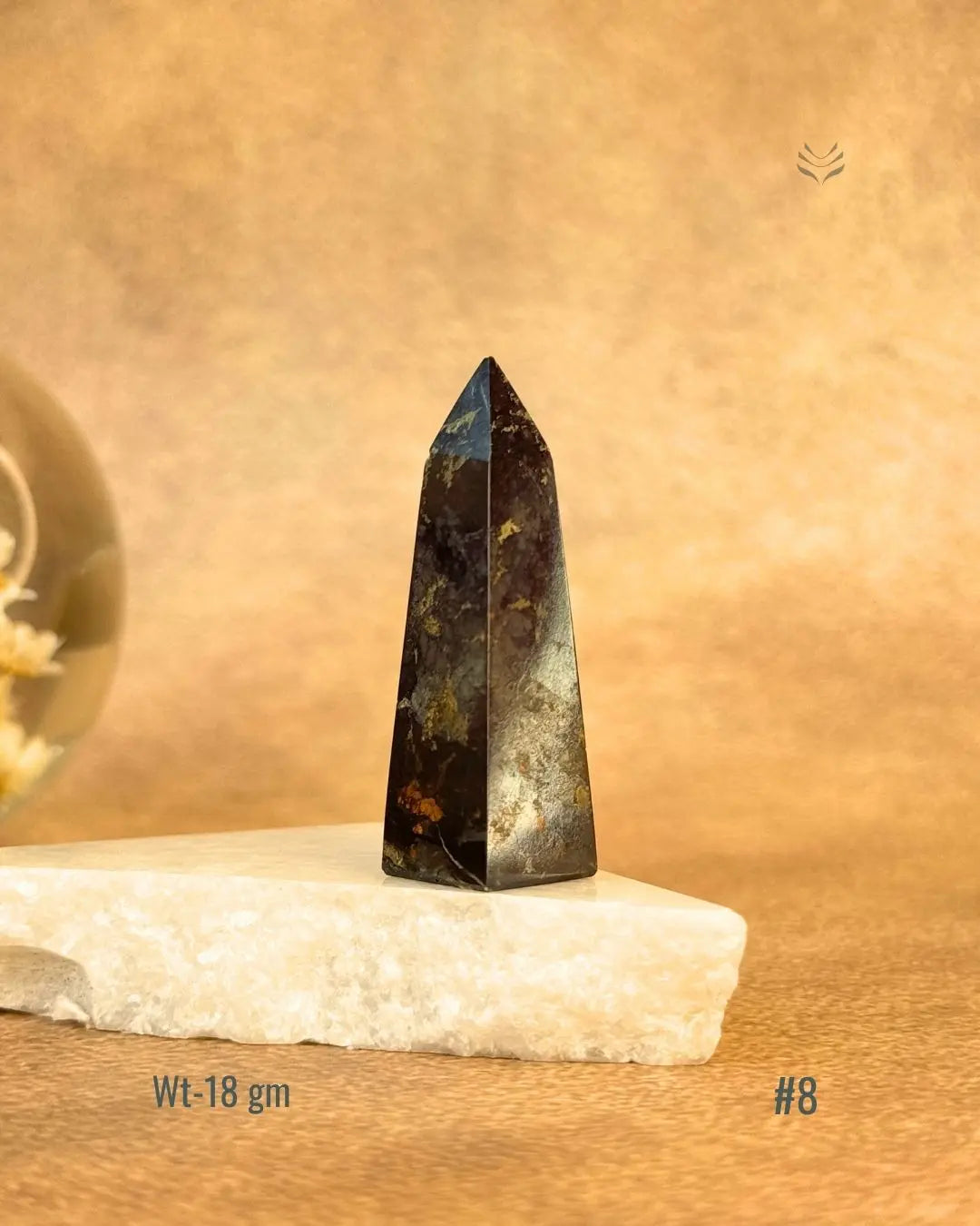 Lightcoded Covellite Tower