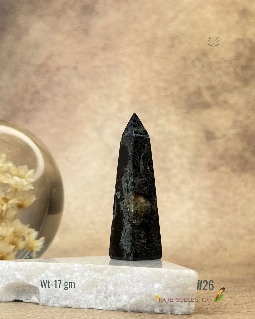 Lightcoded Covellite Tower