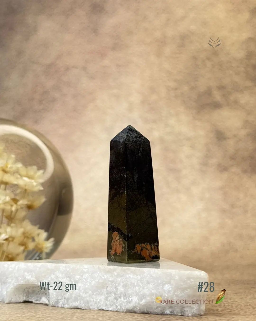 Lightcoded Covellite Tower