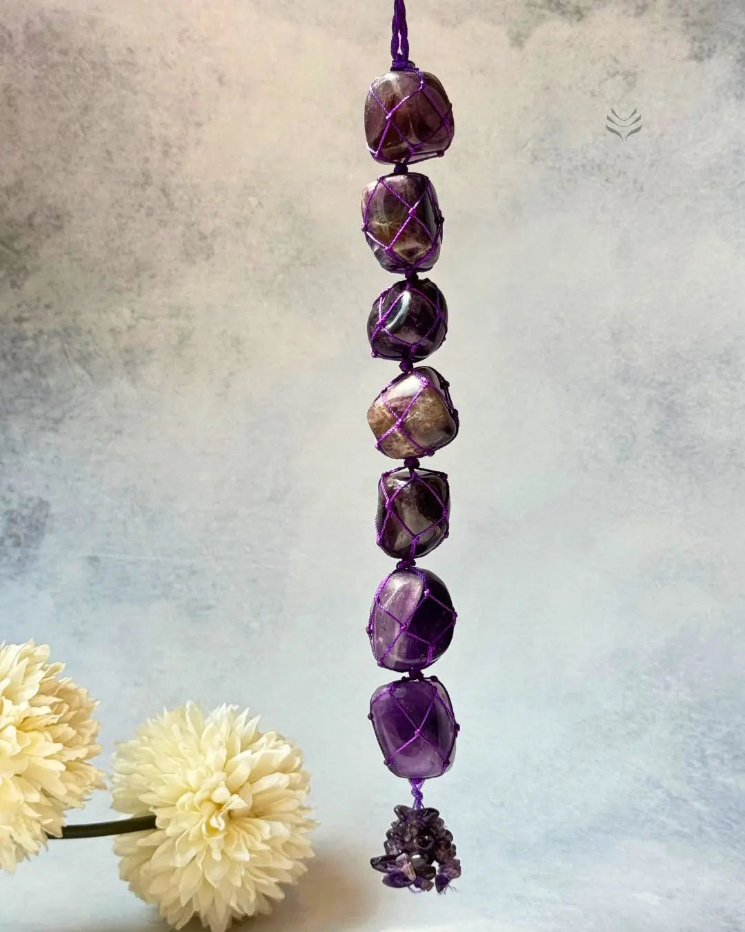Lightcoded Divine Luck Amethyst Hanging