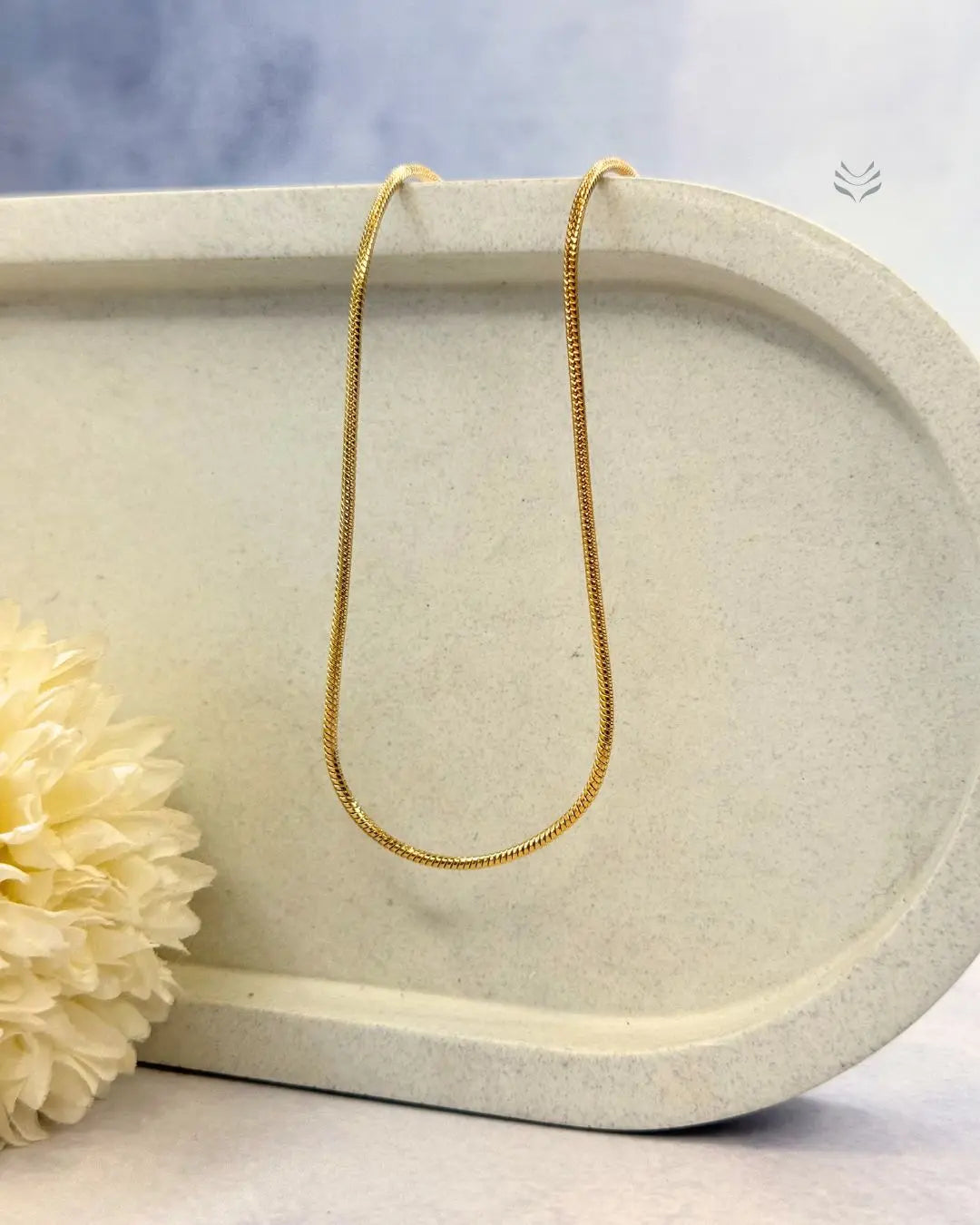 Lightcoded Gold-Plated Silver Chain