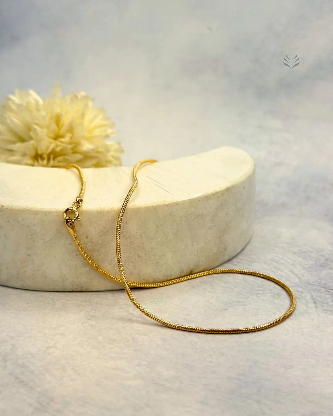 Lightcoded Gold-Plated Silver Chain