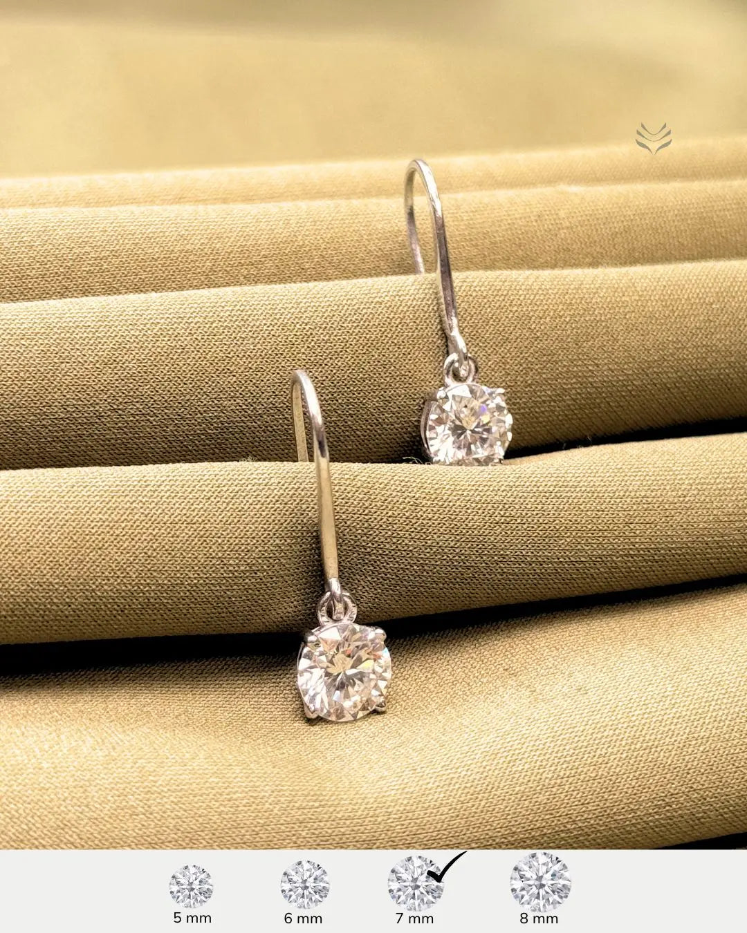 Lightcoded Iris Round Silver Loop Earrings