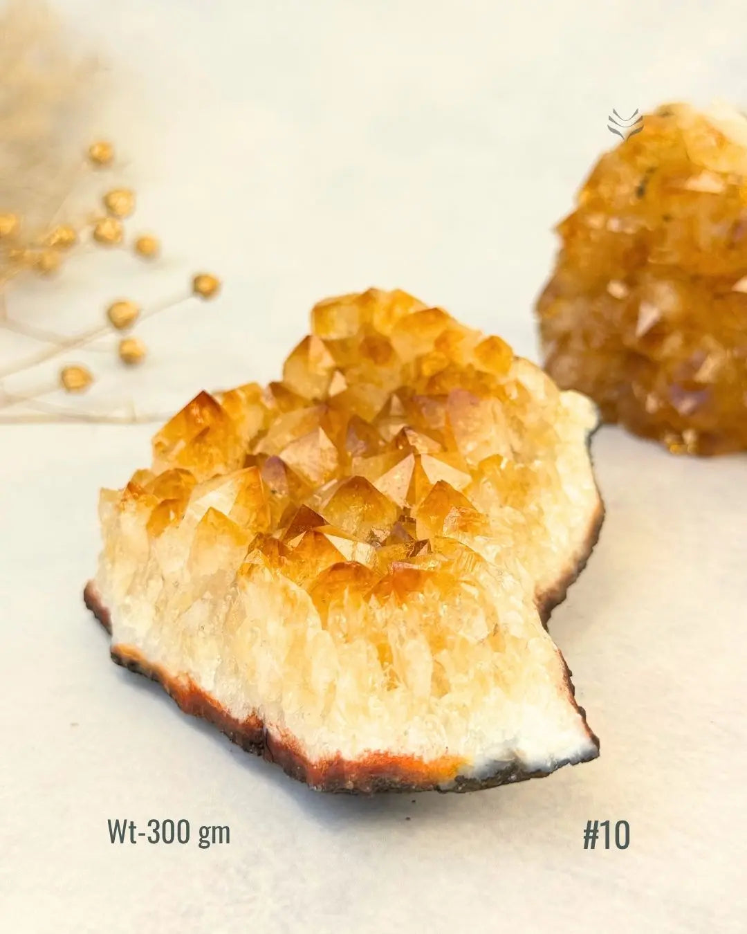 Lightcoded Madagascar Citrine Cluster