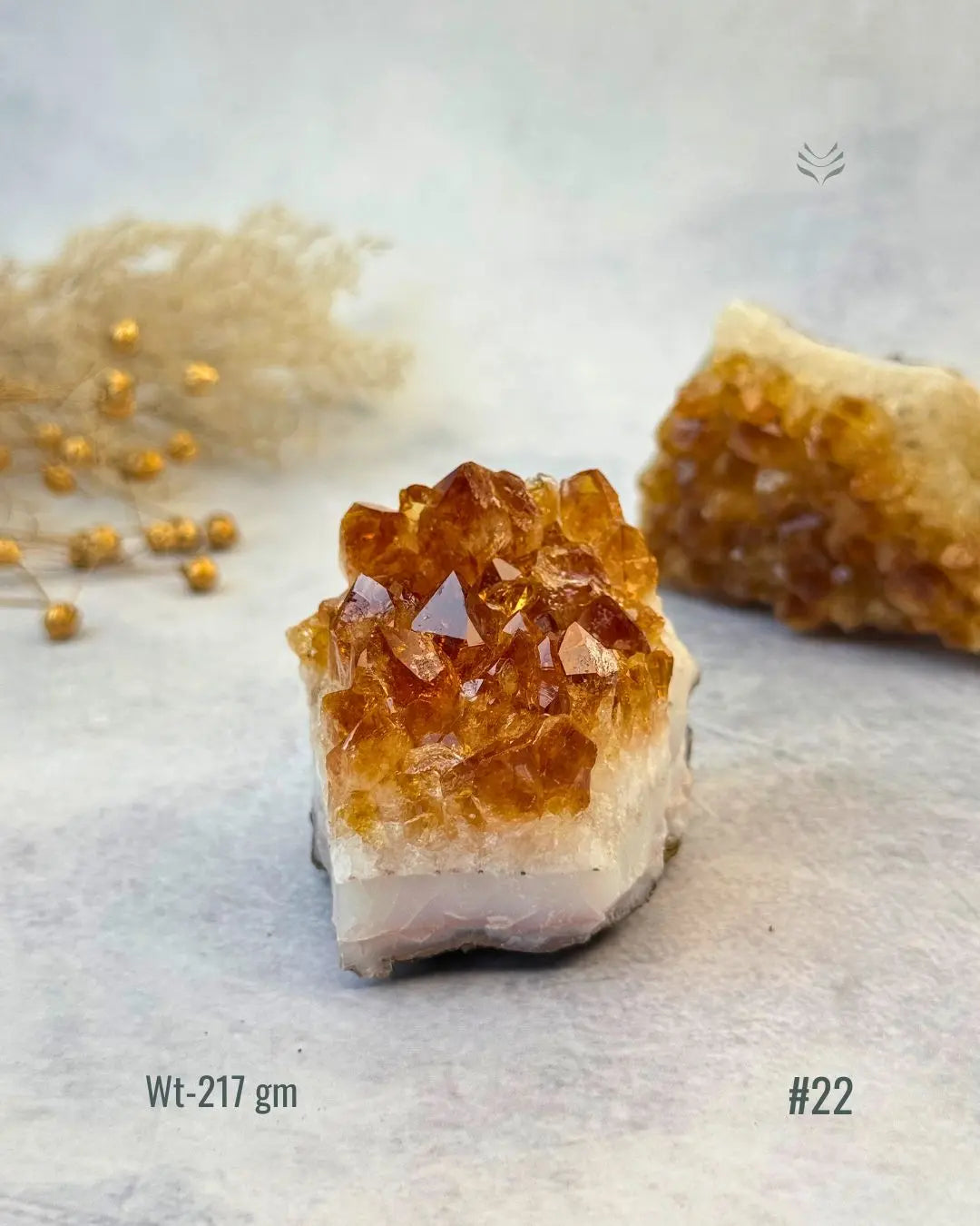 Lightcoded Madagascar Citrine Cluster