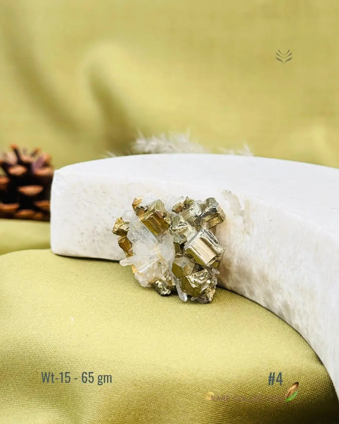 Lightcoded Mini Magick Iron Pyrite with Clear Quartz