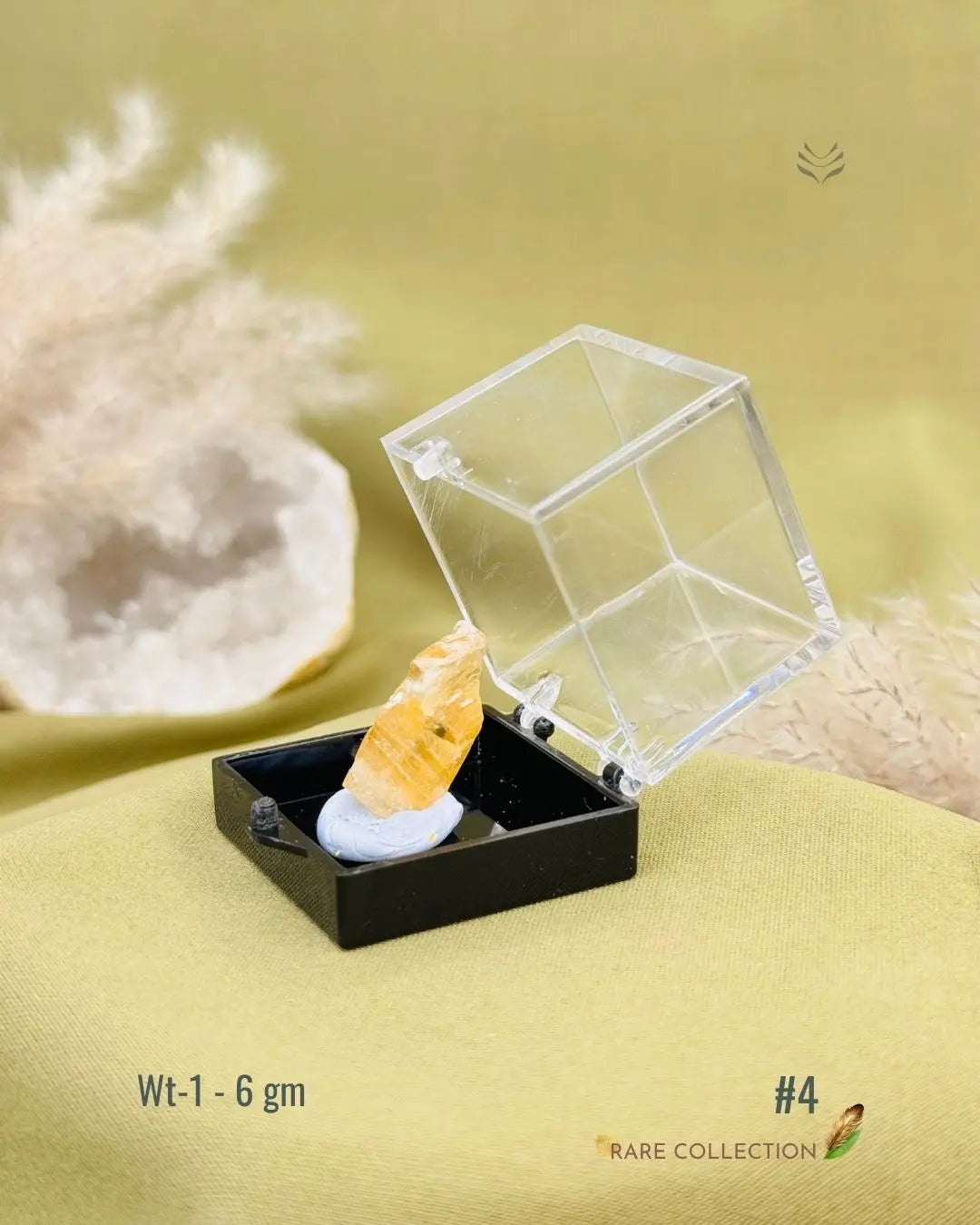 Lightcoded Mini Magick Yellow Amber Calcite