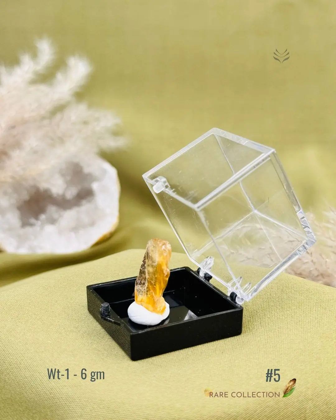 Lightcoded Mini Magick Yellow Amber Calcite