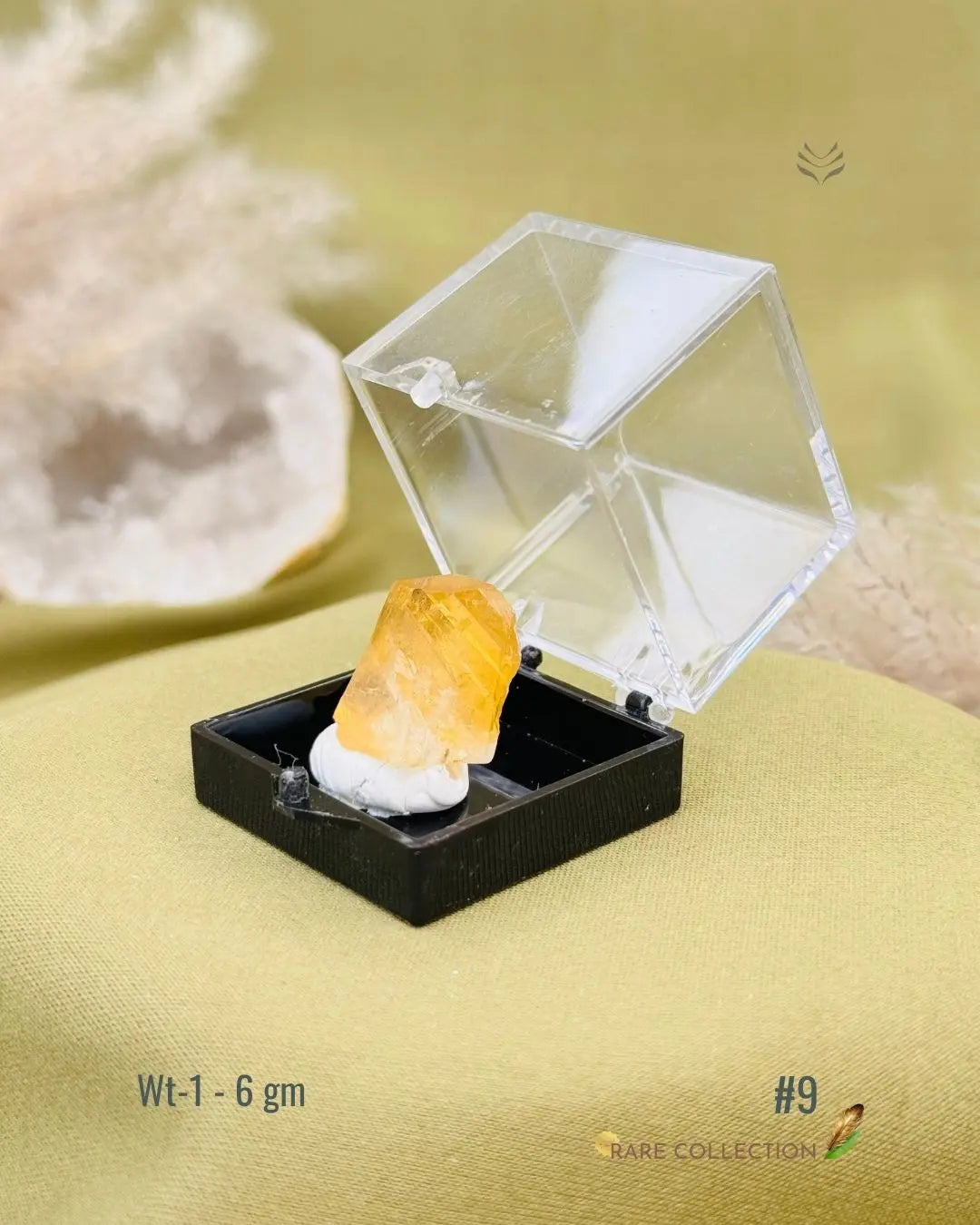 Lightcoded Mini Magick Yellow Amber Calcite