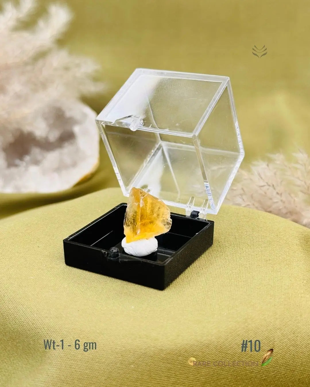 Lightcoded Mini Magick Yellow Amber Calcite