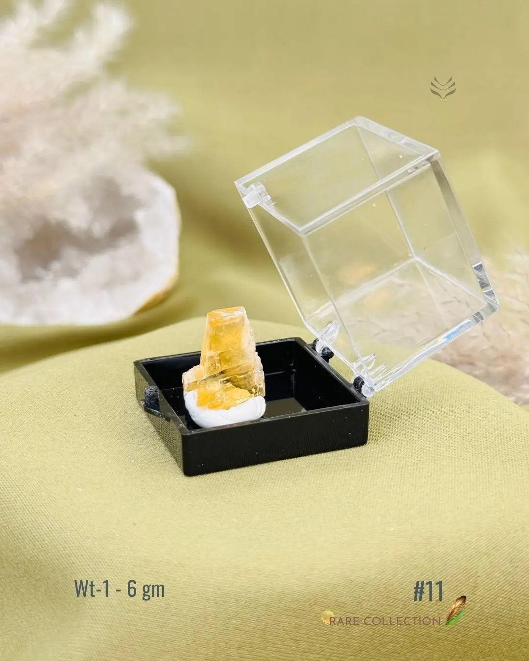 Lightcoded Mini Magick Yellow Amber Calcite