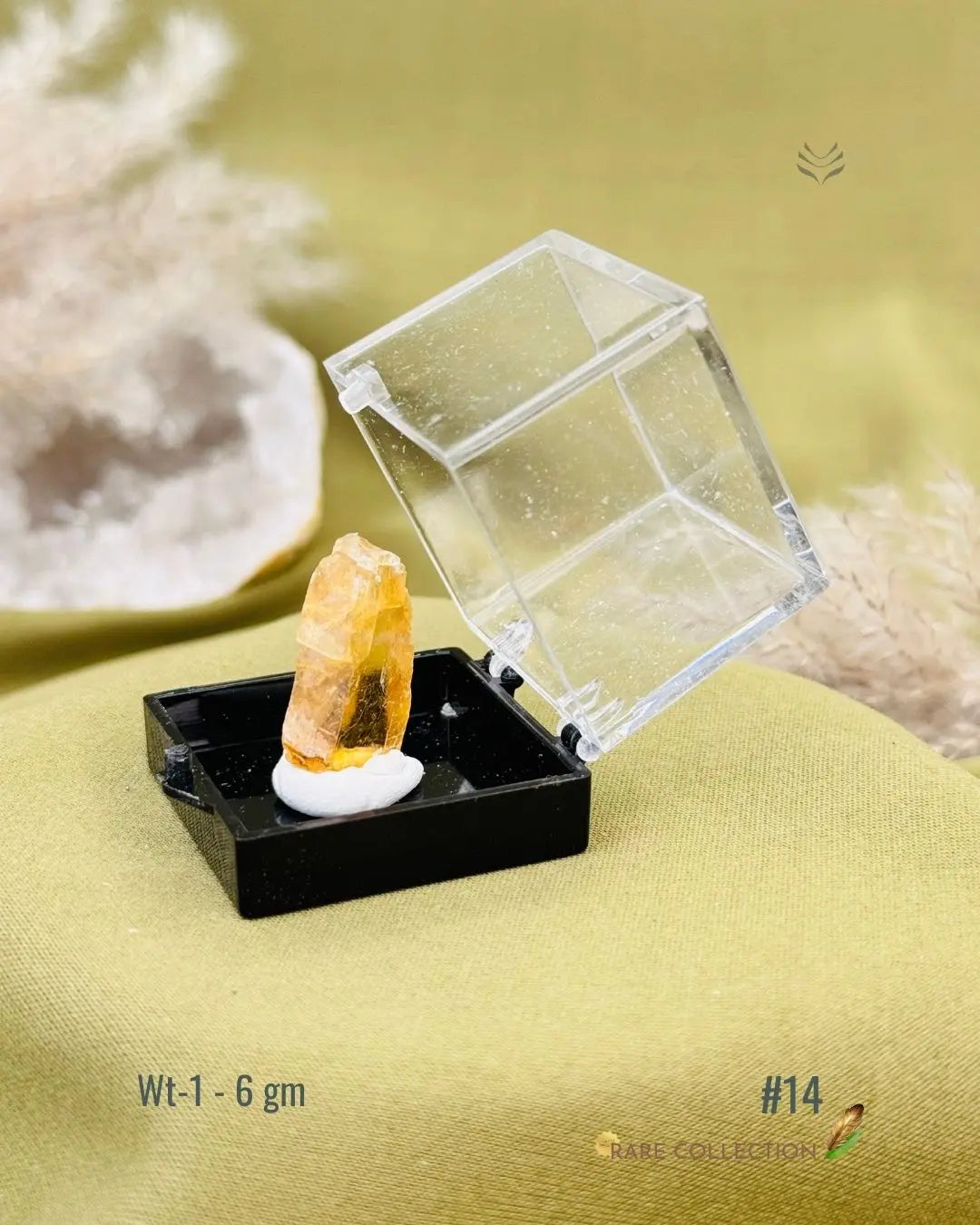 Lightcoded Mini Magick Yellow Amber Calcite
