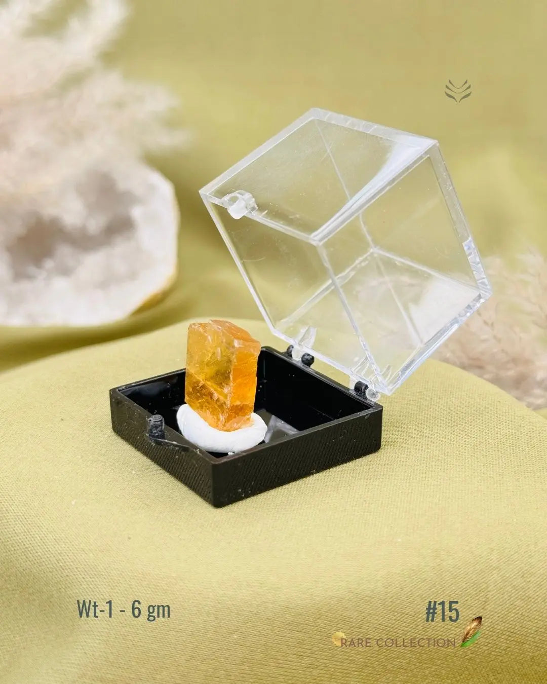Lightcoded Mini Magick Yellow Amber Calcite