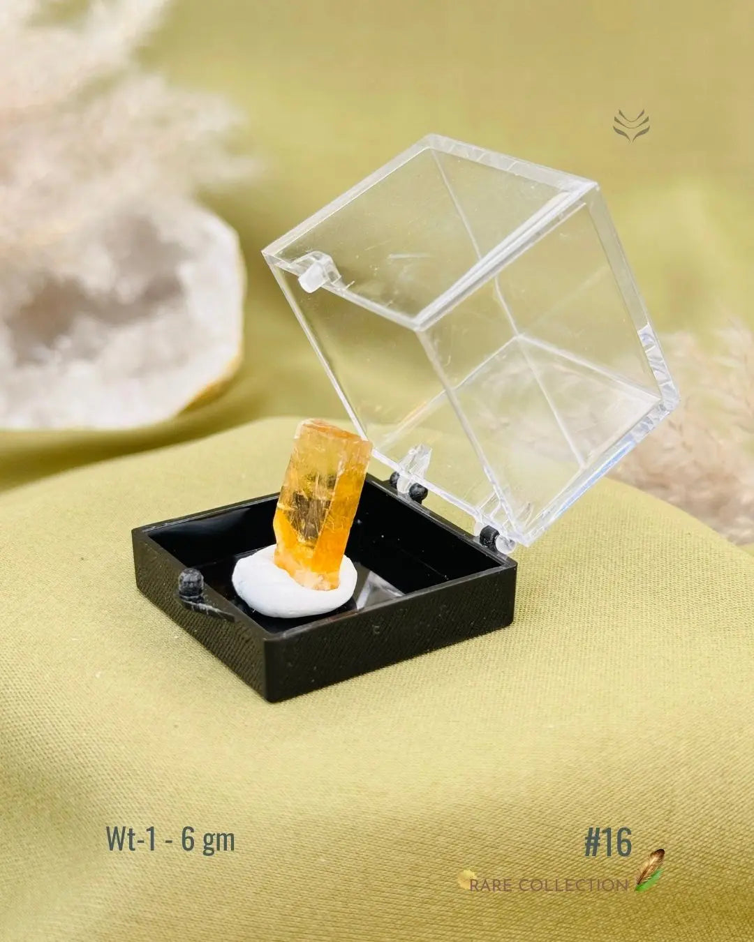 Lightcoded Mini Magick Yellow Amber Calcite