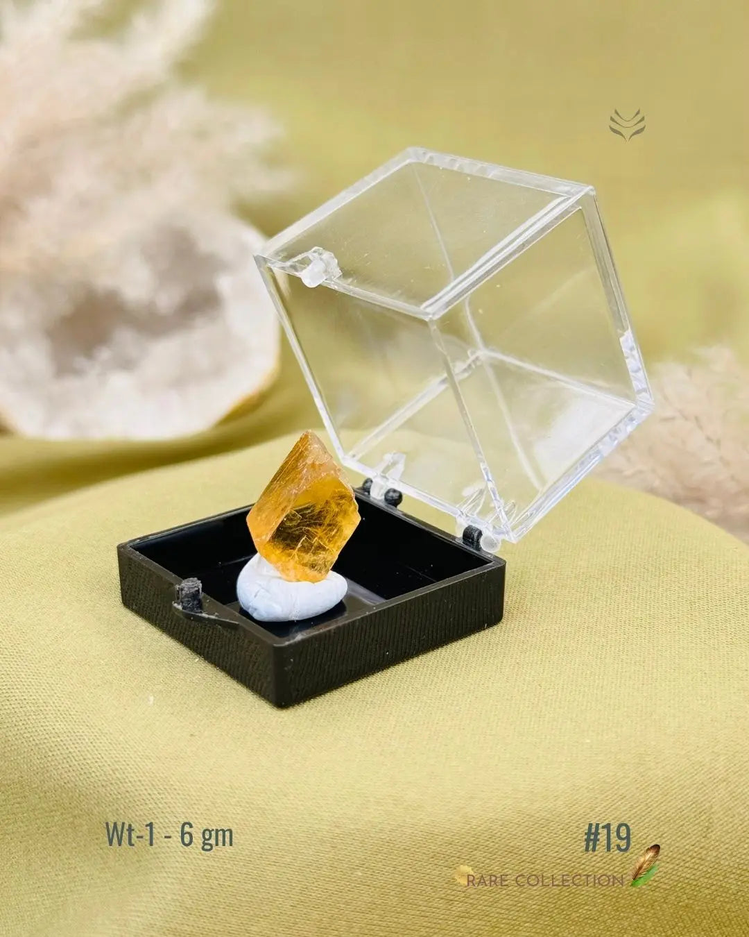 Lightcoded Mini Magick Yellow Amber Calcite