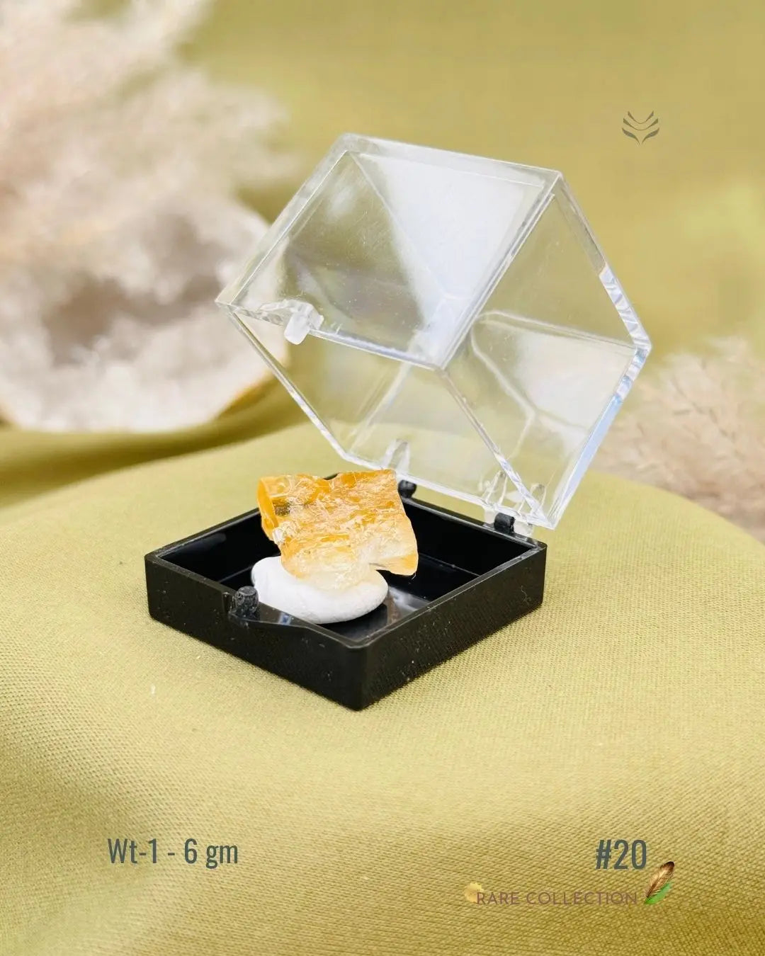 Lightcoded Mini Magick Yellow Amber Calcite