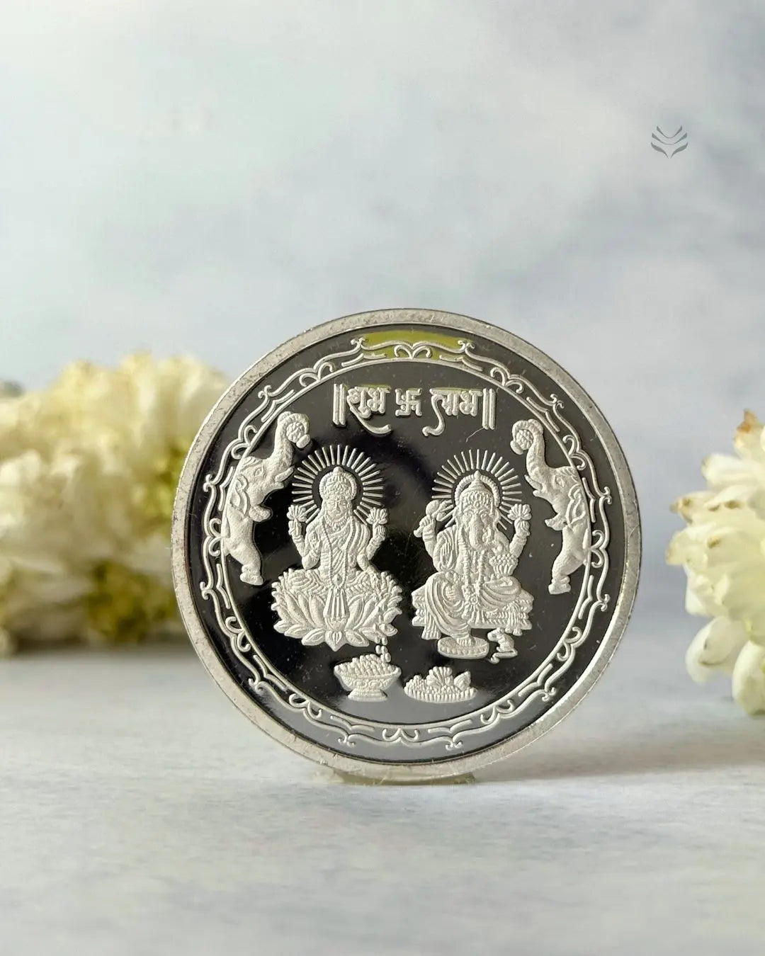 Lightcoded Miracle of Aumatrix Ganesha and Laxmi Coin