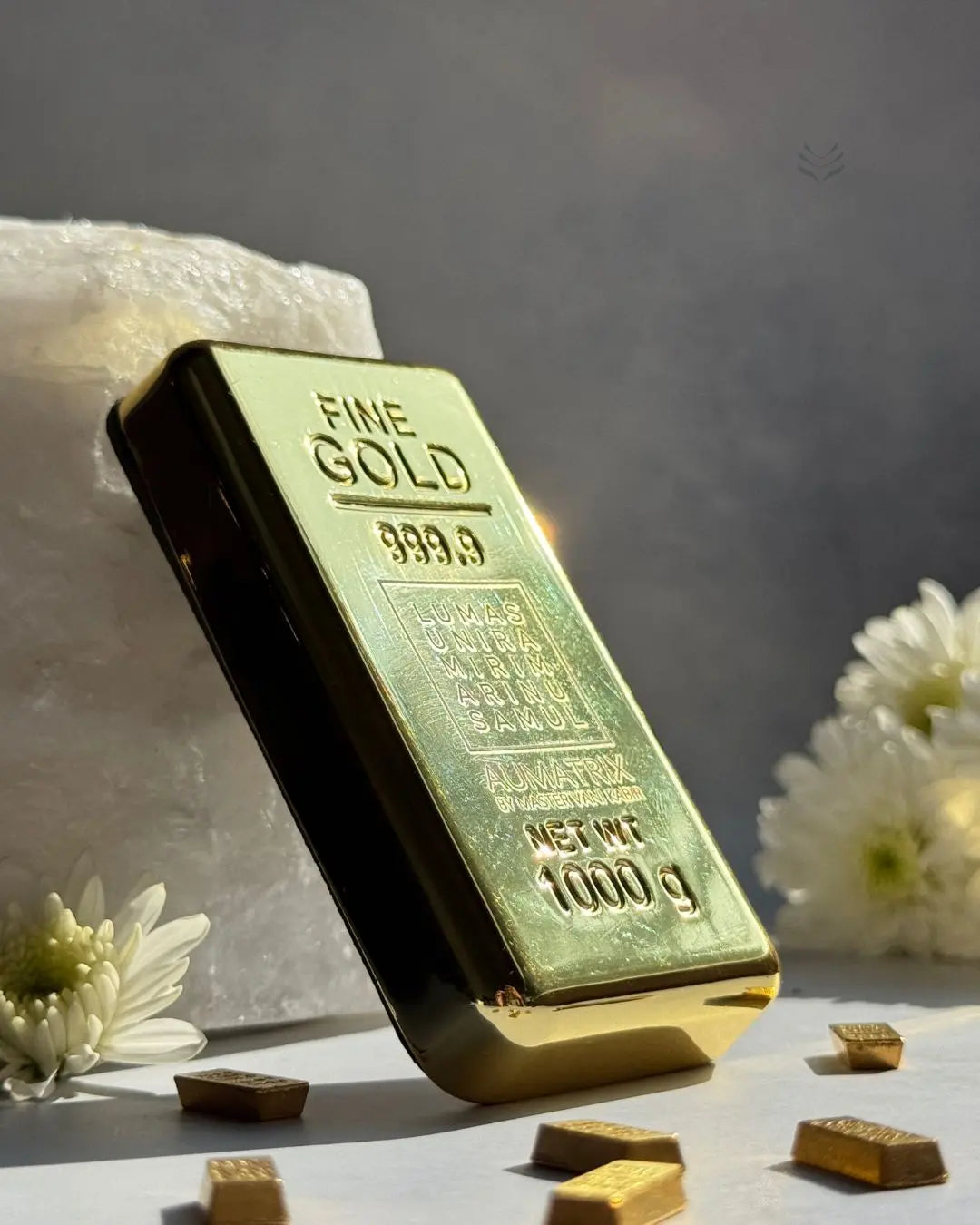 Light Coded Abundance Gold Bar - Attract Wealth & Prosperity