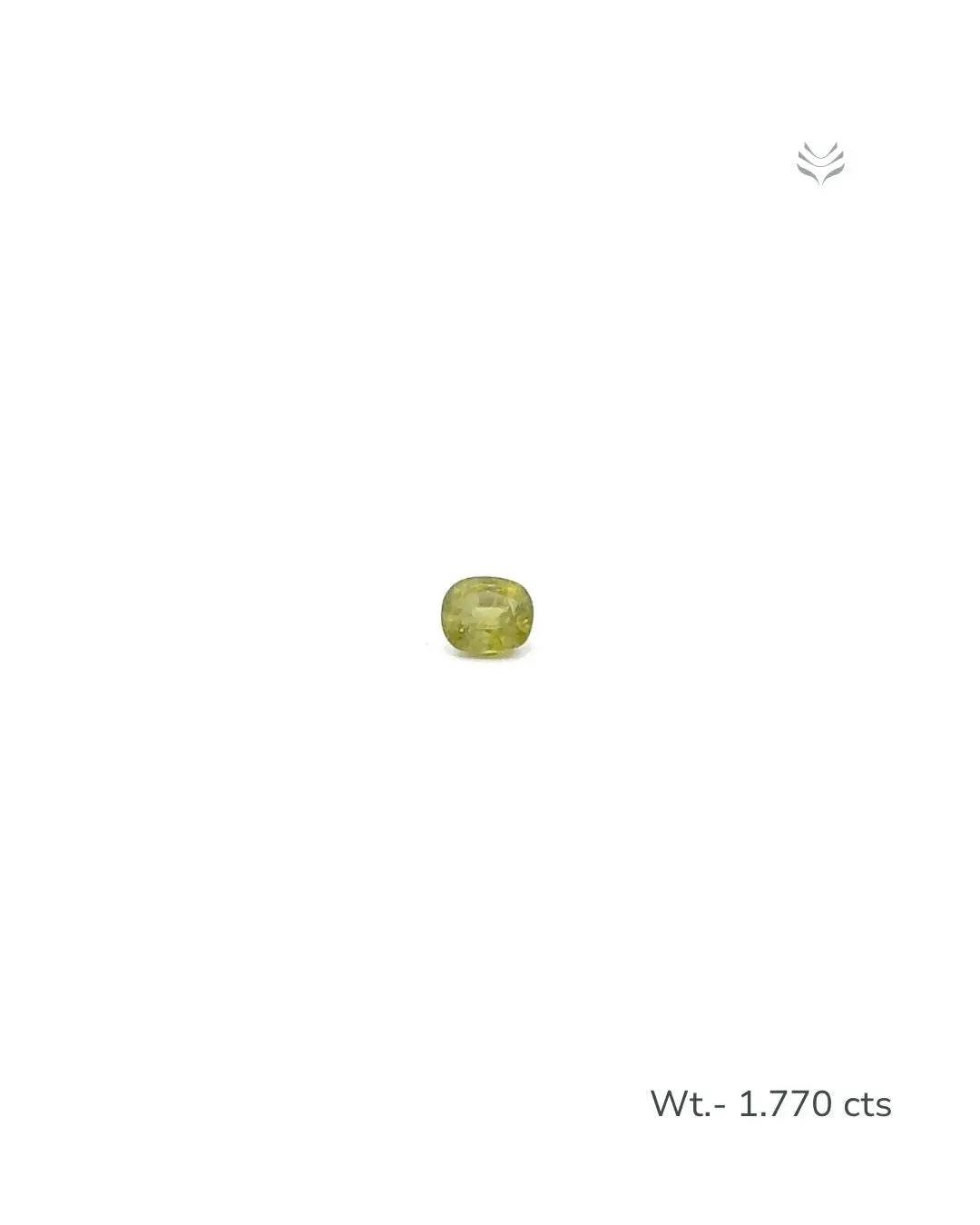 Lightcoded Natural Green Sphene - 1.770 Ct