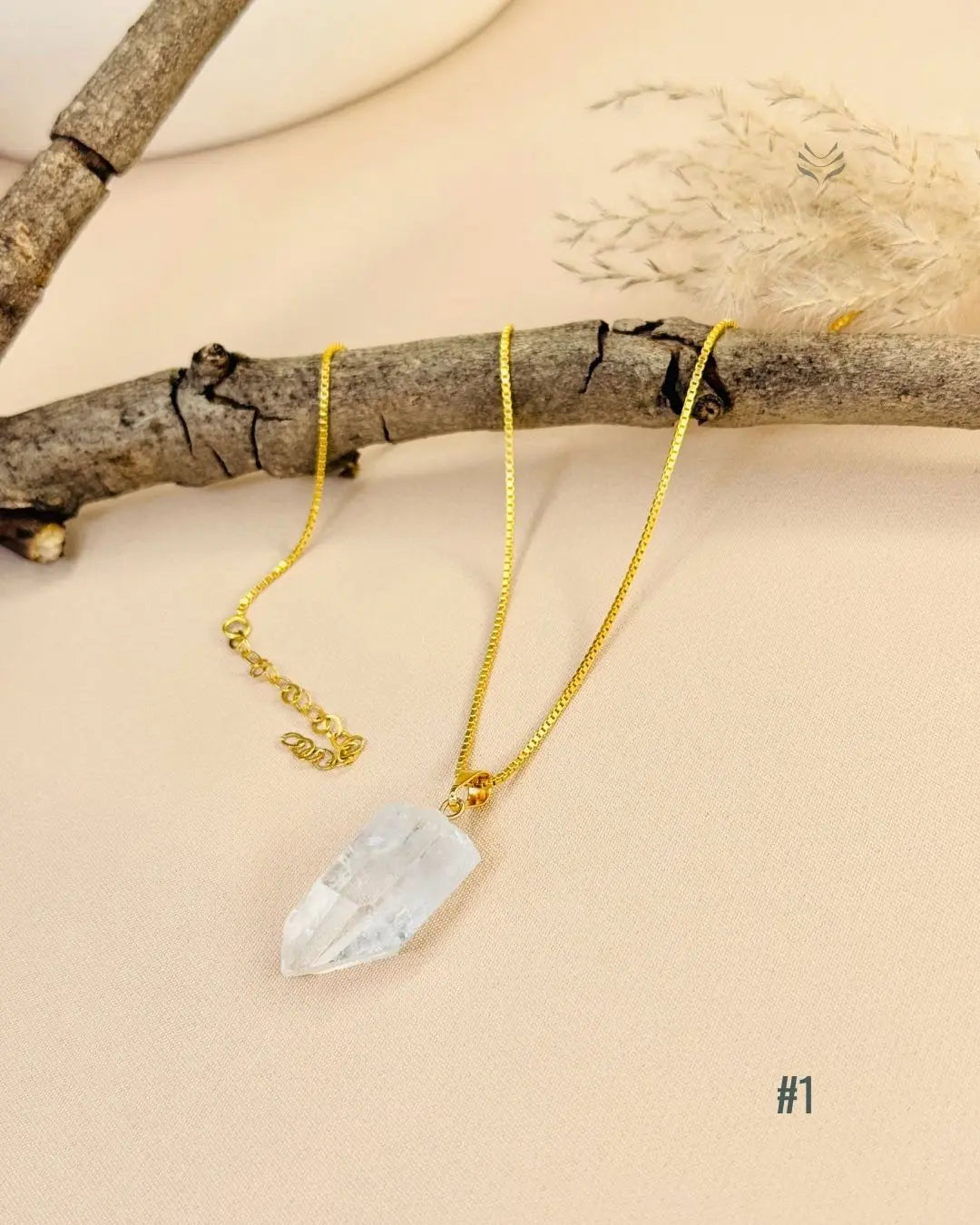Lightcoded Point of Success – Clear Quartz Pendant
