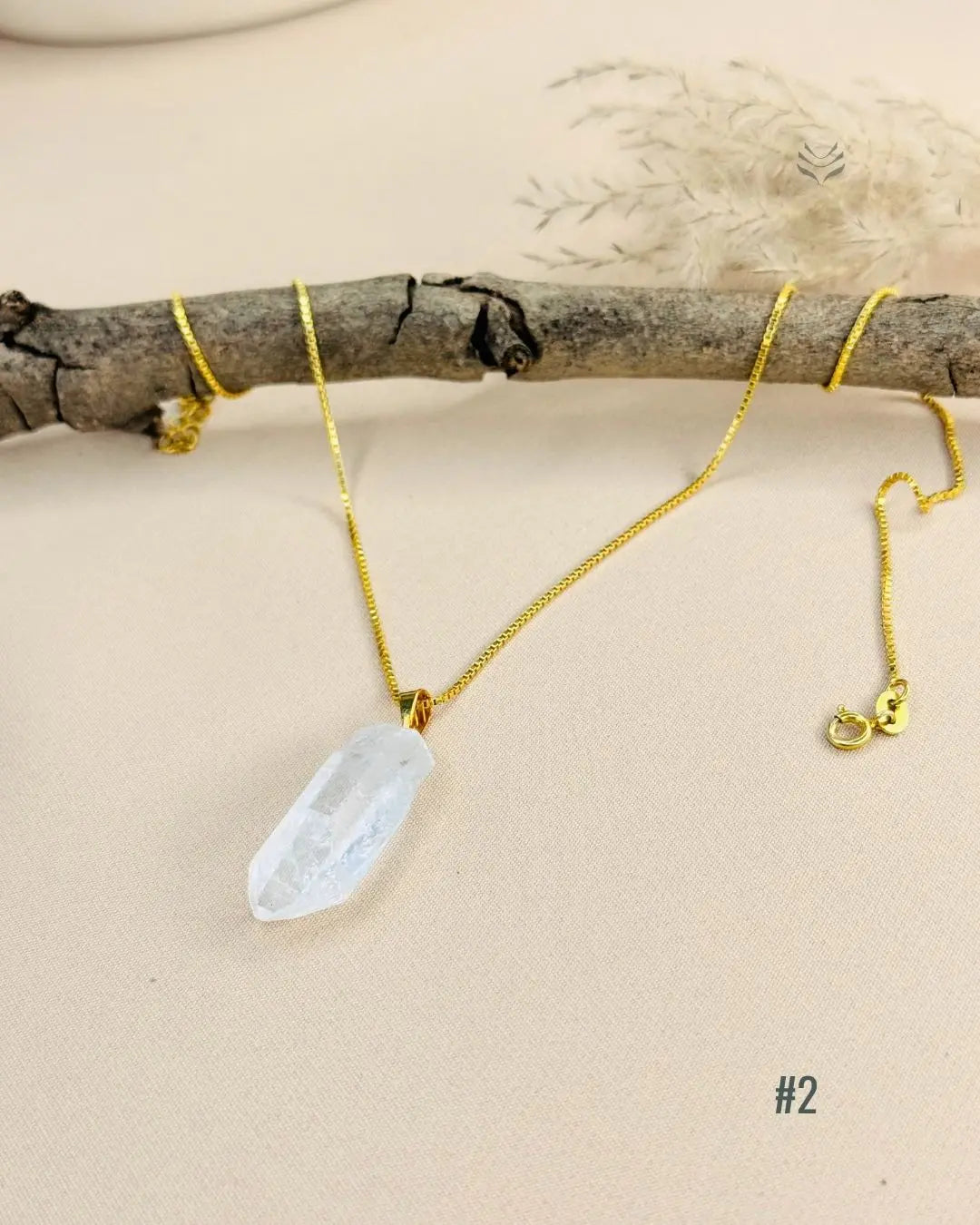 Lightcoded Point of Success – Clear Quartz Pendant