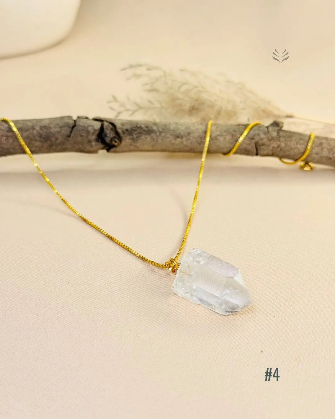 Lightcoded Point of Success – Clear Quartz Pendant