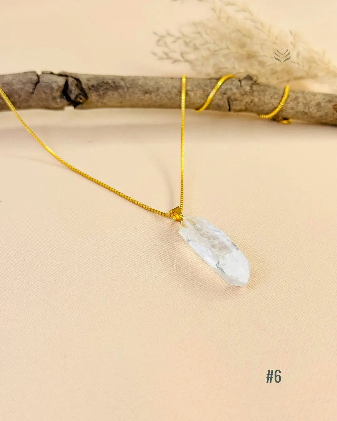 Lightcoded Point of Success – Clear Quartz Pendant