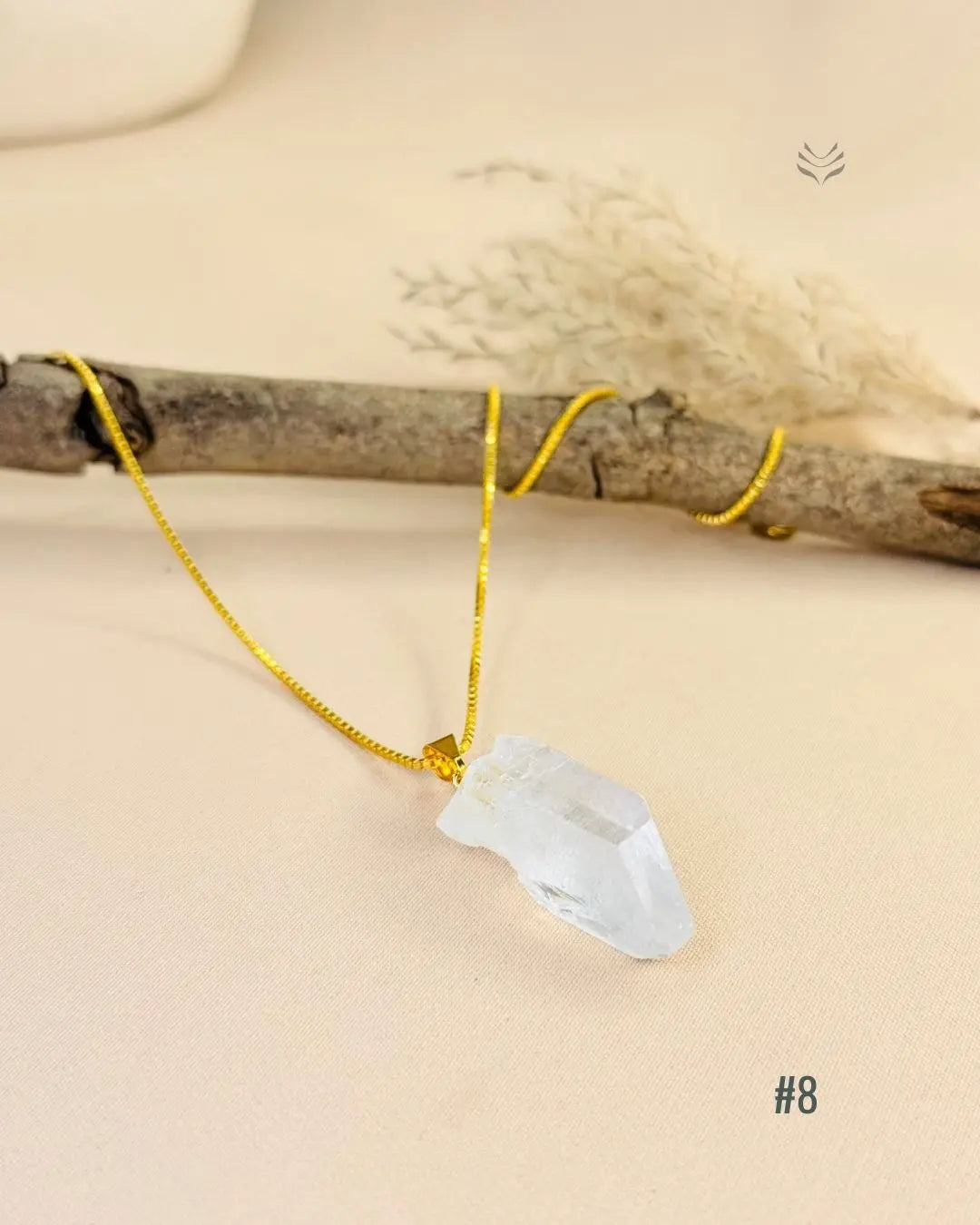 Lightcoded Point of Success – Clear Quartz Pendant