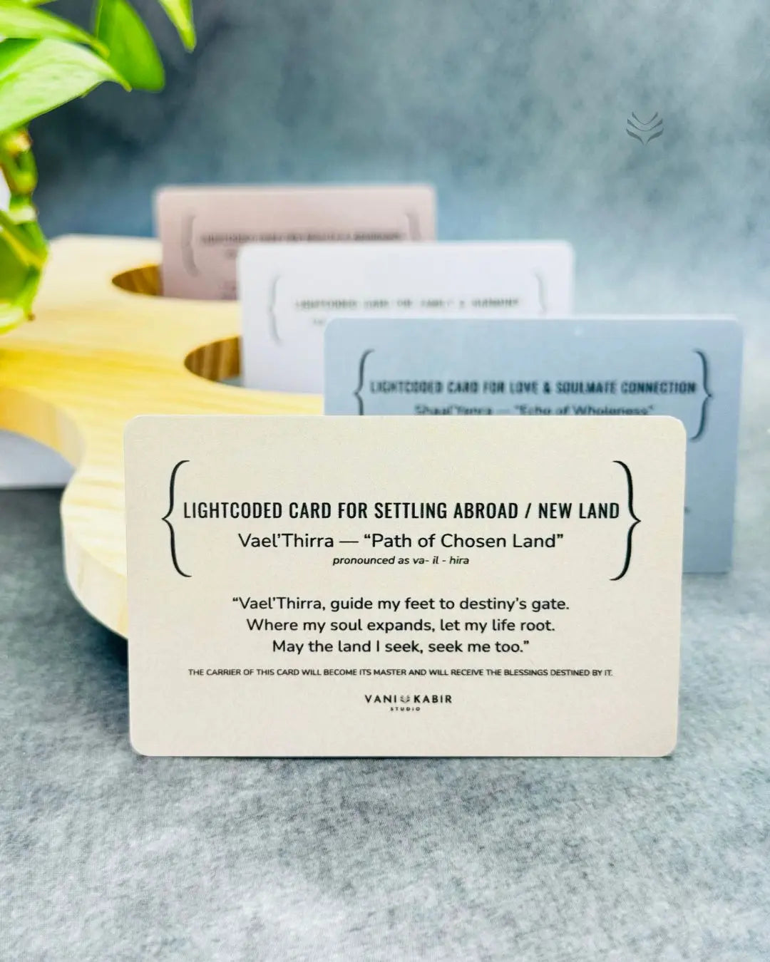 Lightcoded Prayer Card For Settling Abroad/ New Land