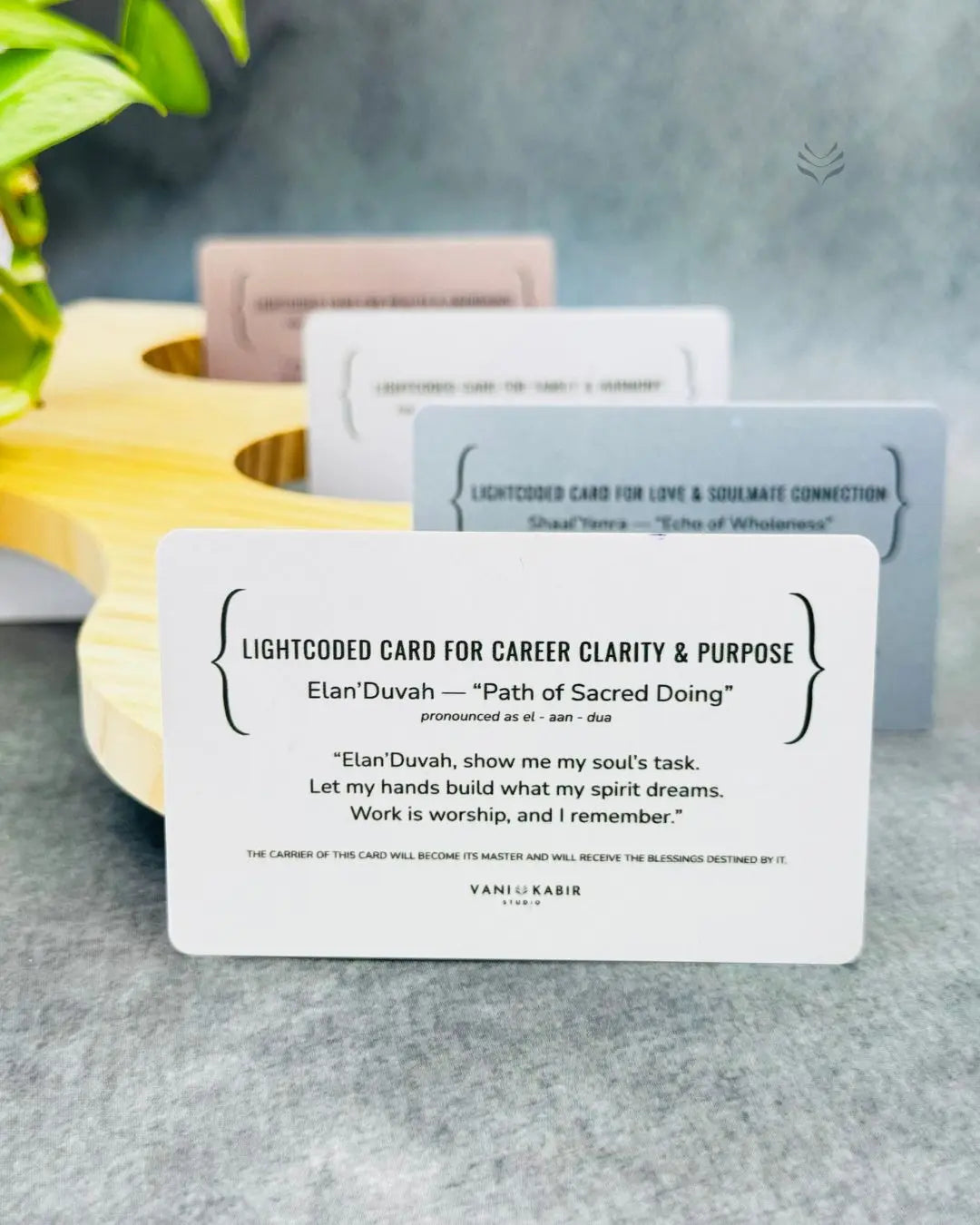 Lightcoded Prayer card For Career Clarity and Purpose