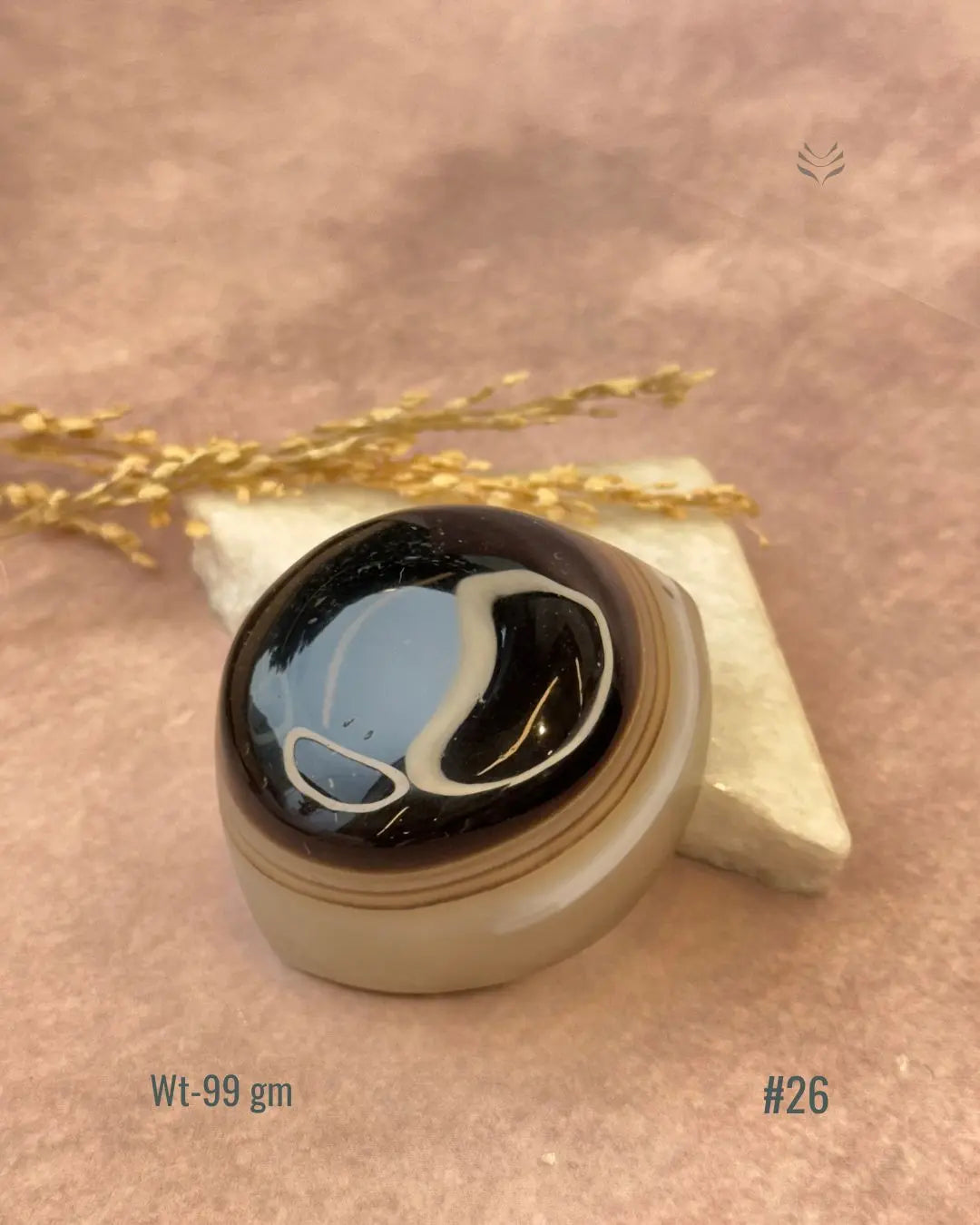 Lightcoded Sulemani Agate Evil Eye