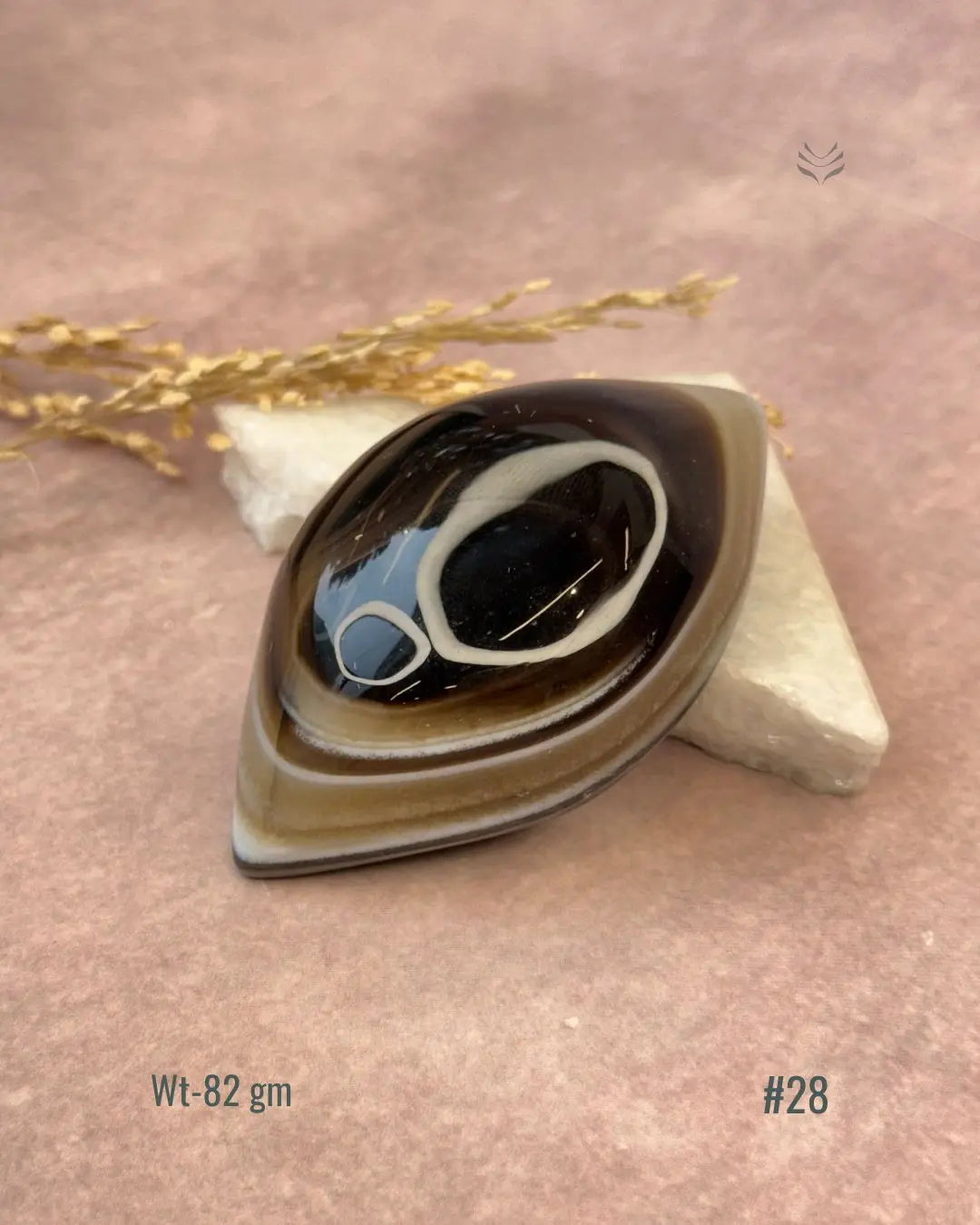 Lightcoded Sulemani Agate Evil Eye