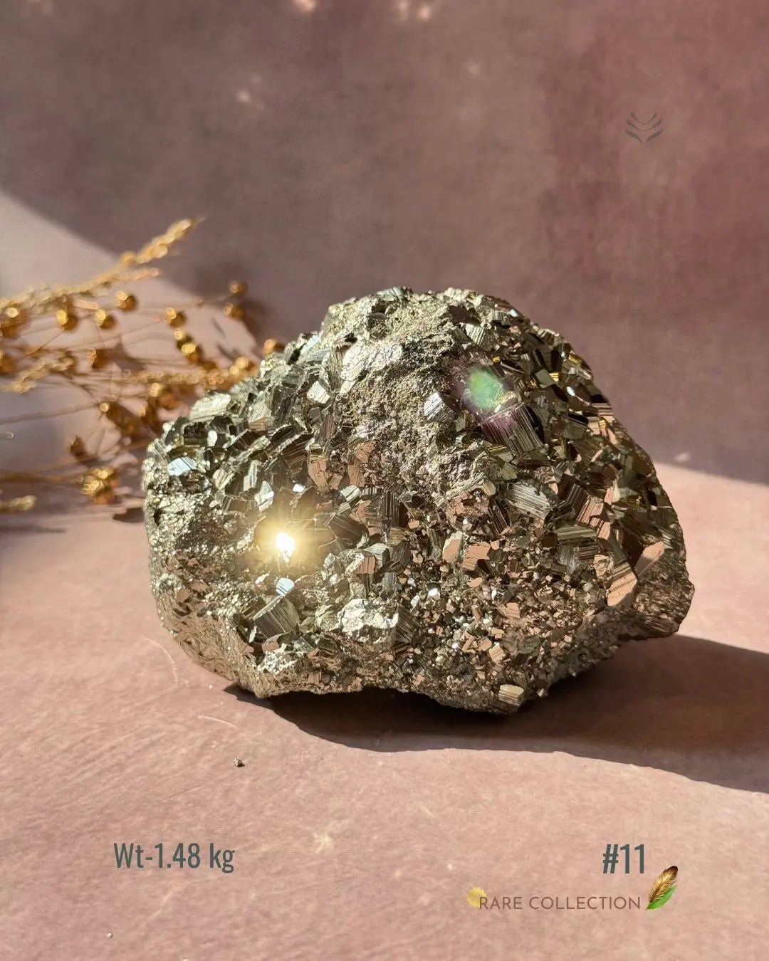 Lightcoded Wealth attractor Iron Pyrite Cluster