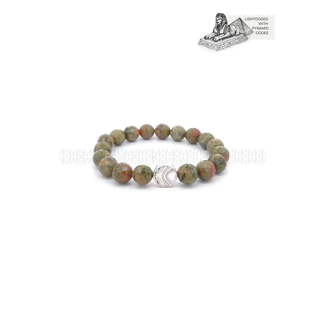 Love And Wealth Unakite Bracelet