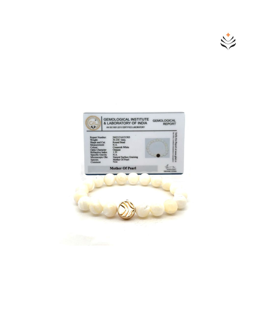Emotional Shield Mother of Pearls Bracelet