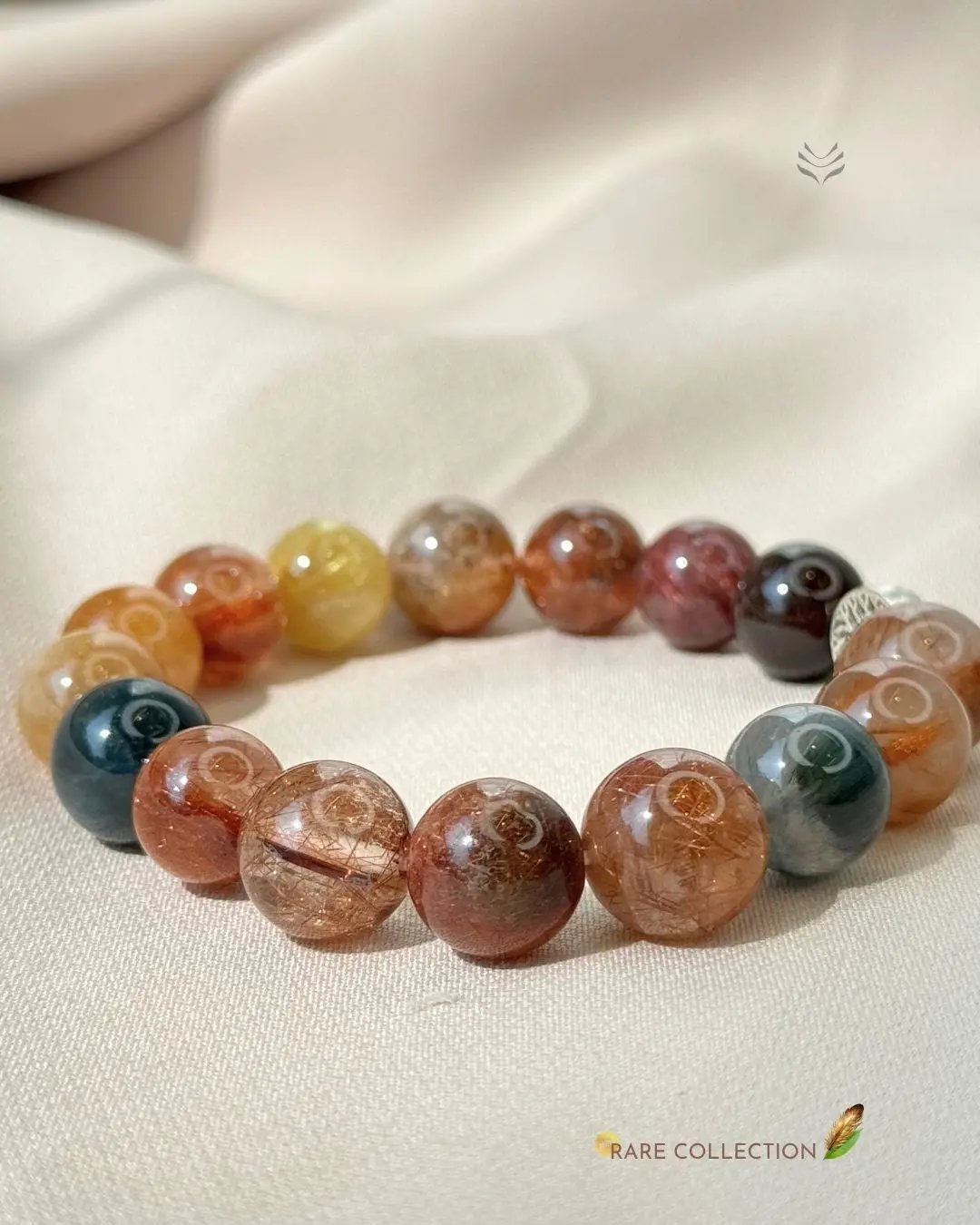 Multi-Rutilated Quartz Bracelet
