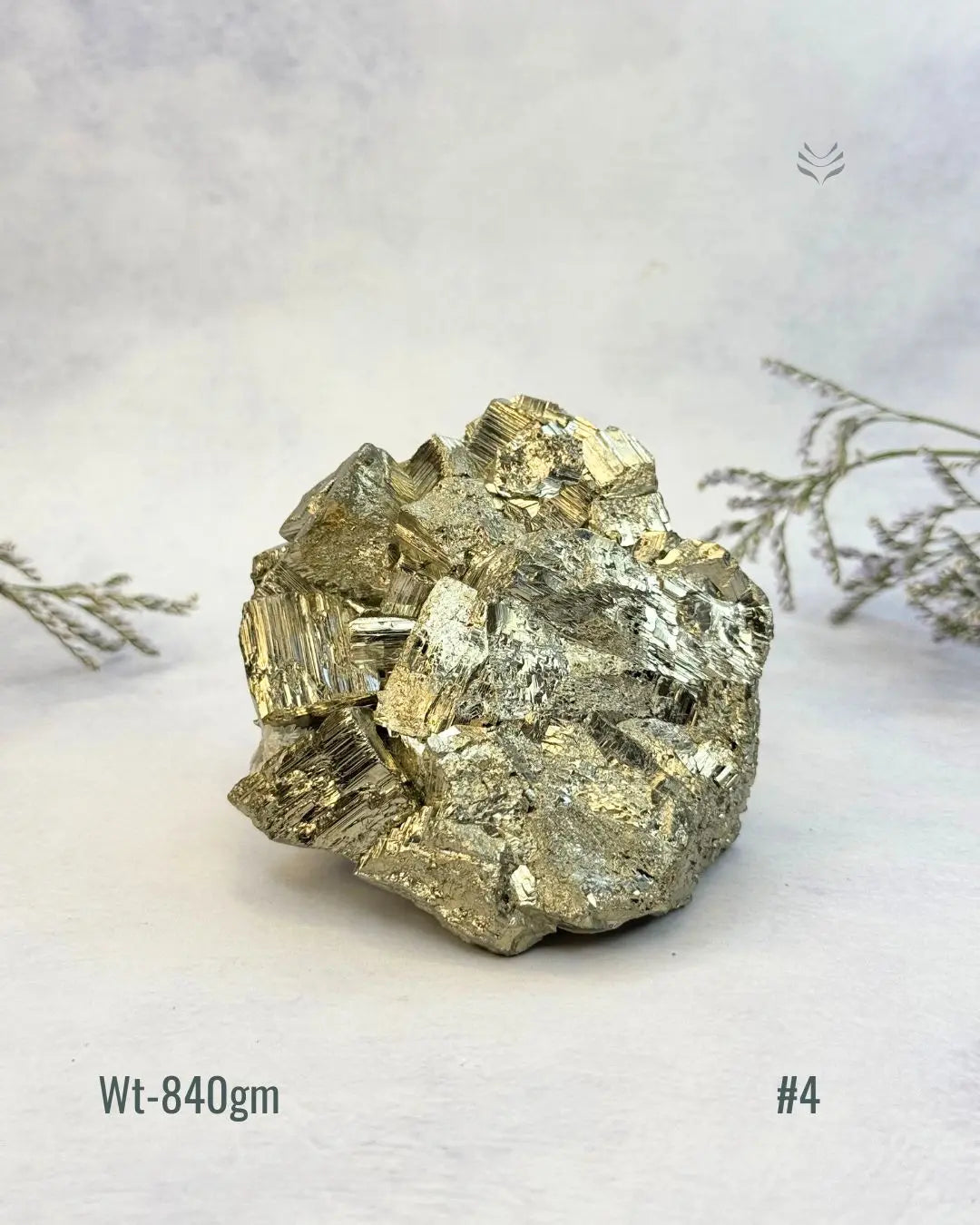 New Wealth attractor Iron Pyrite Cluster Crystal