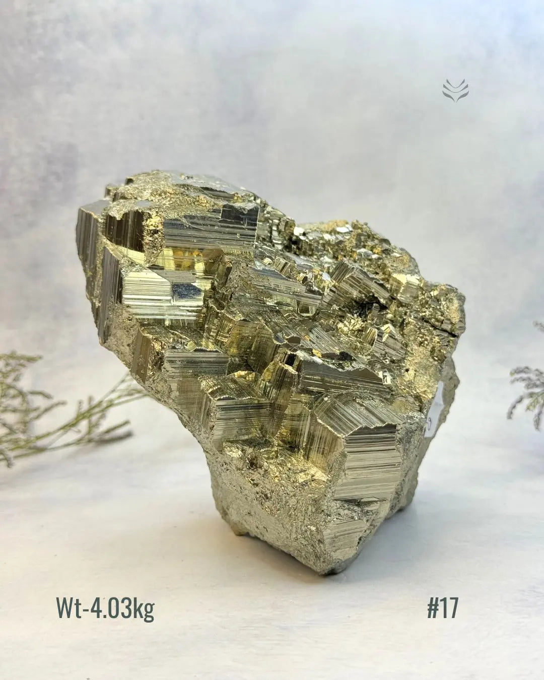 New Wealth attractor Iron Pyrite Cluster Crystal