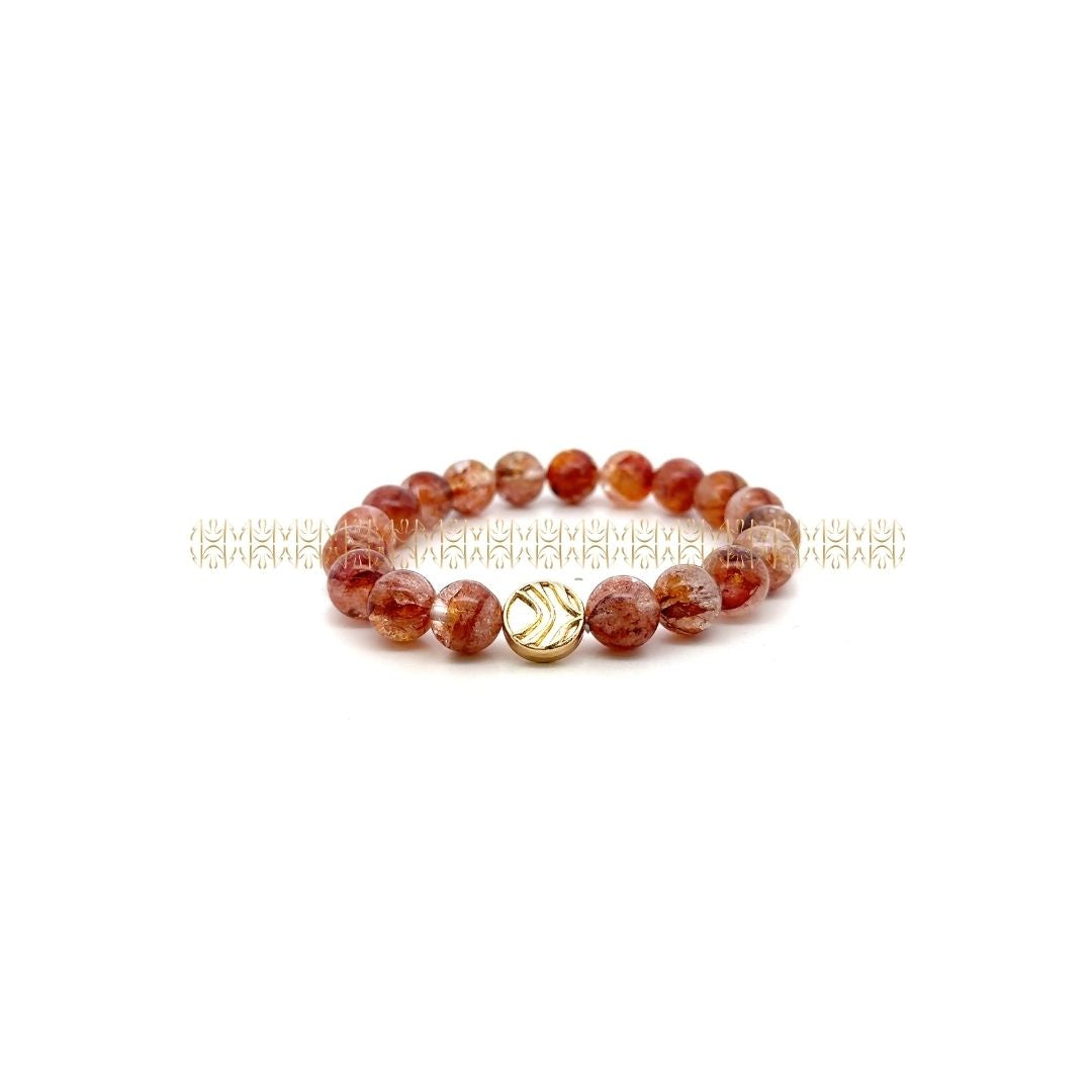Opportunity Portal Tangerine Quartz Bracelet 11 MM