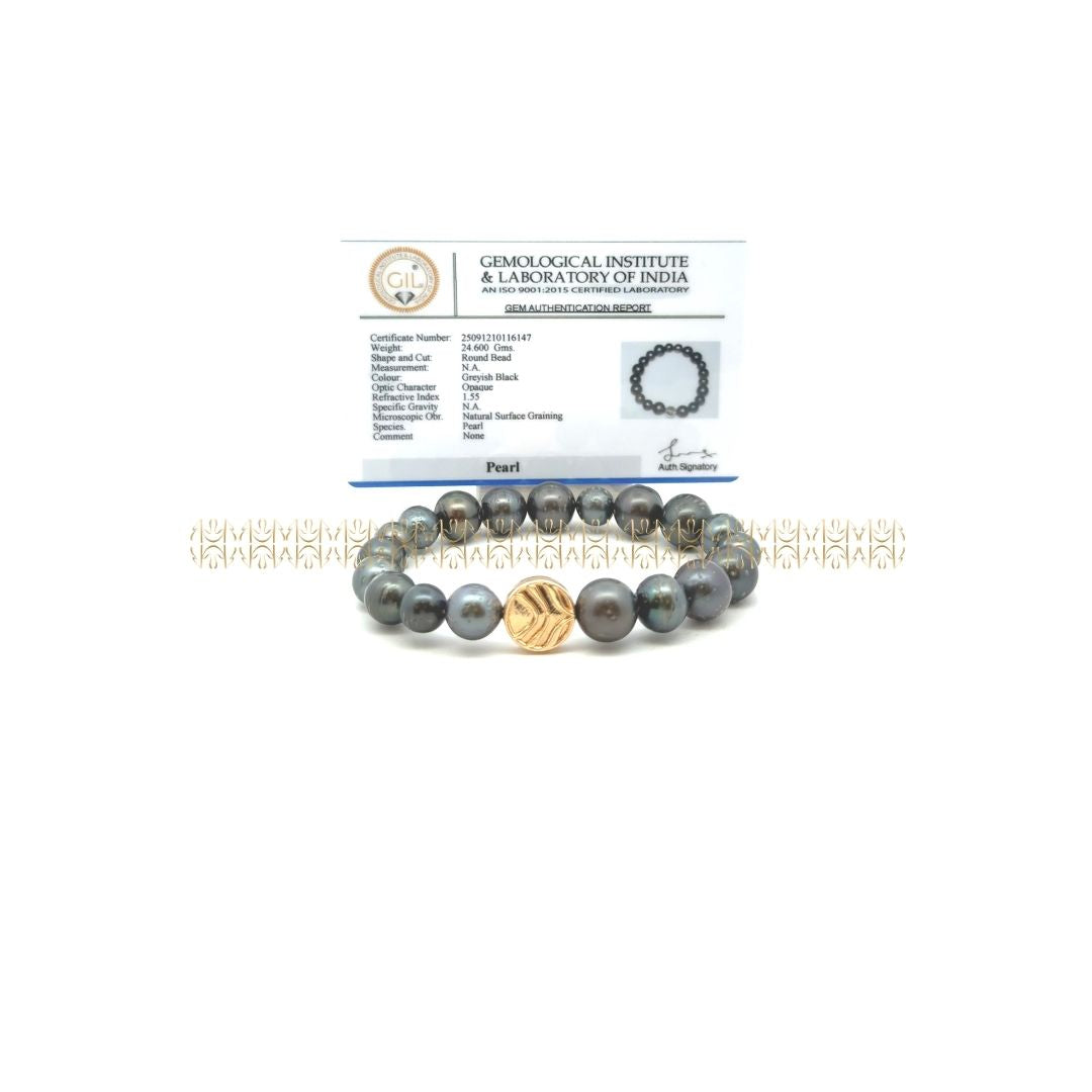 Lightcoded Black Pearl Bracelet