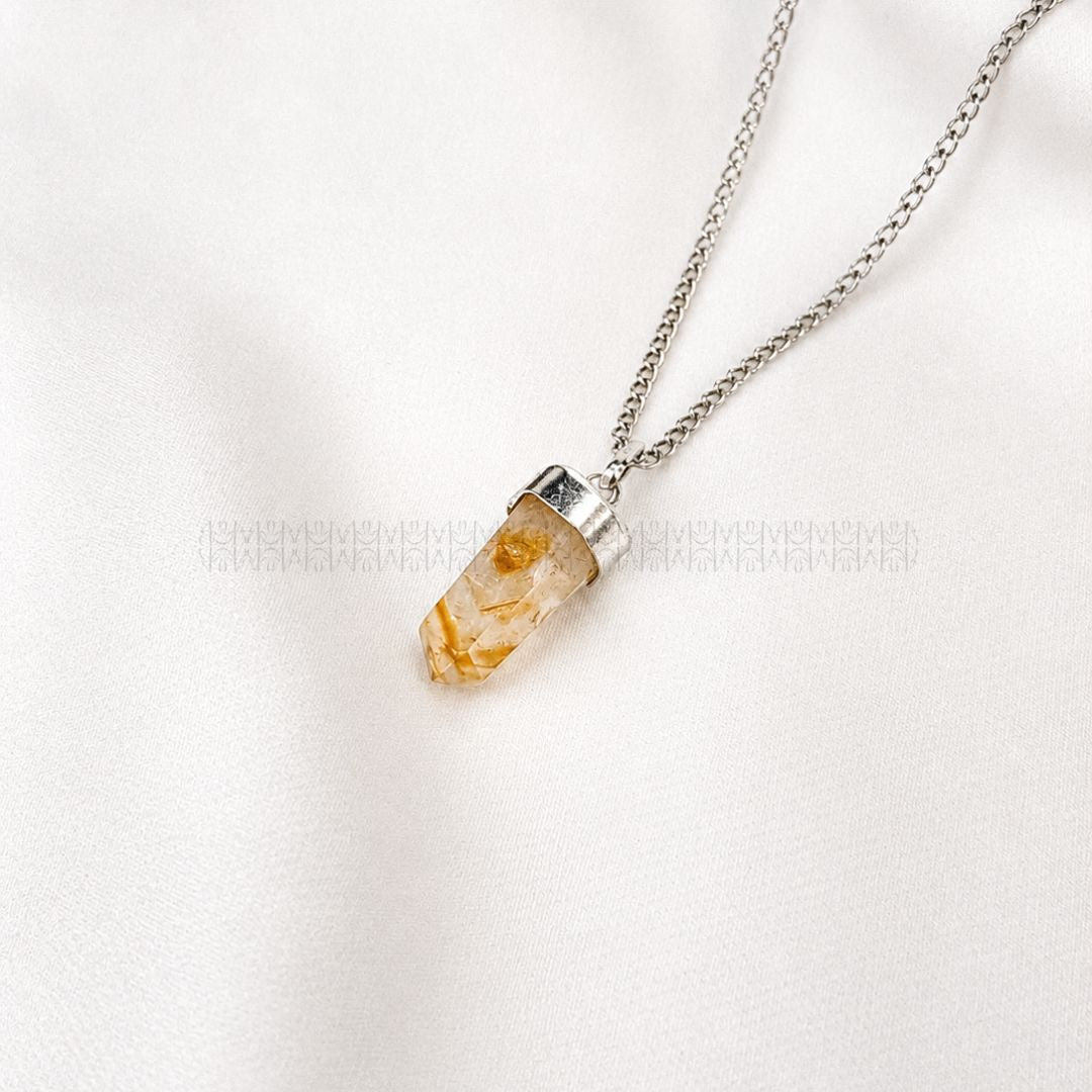 Citrine Crystal Pendant