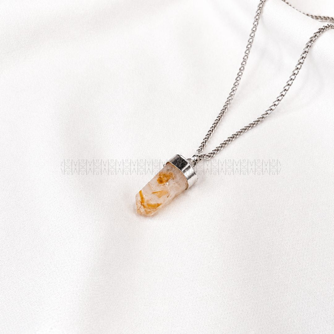 Citrine Crystal Pendant