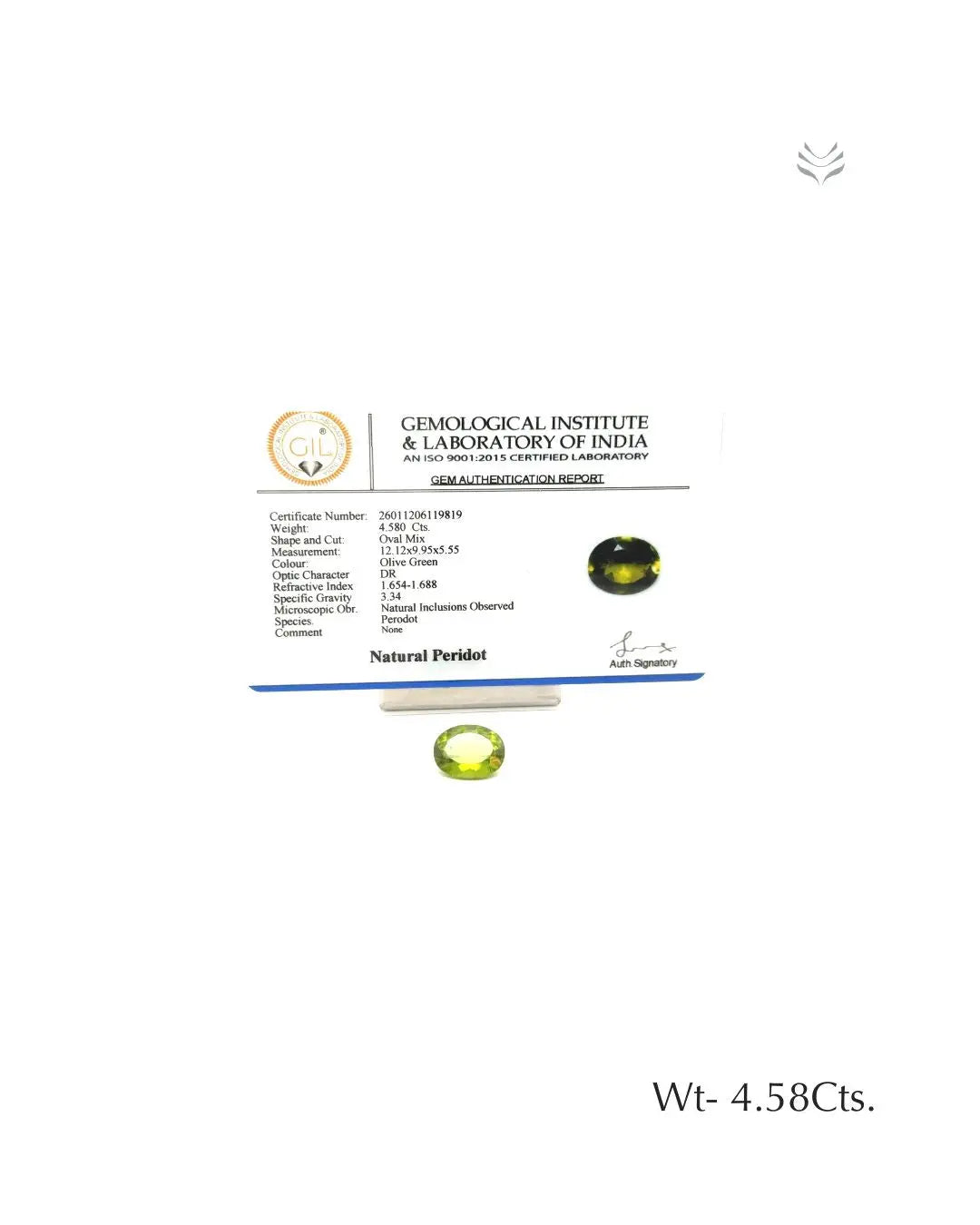 Peridot - 4.58 Ct Gemstones