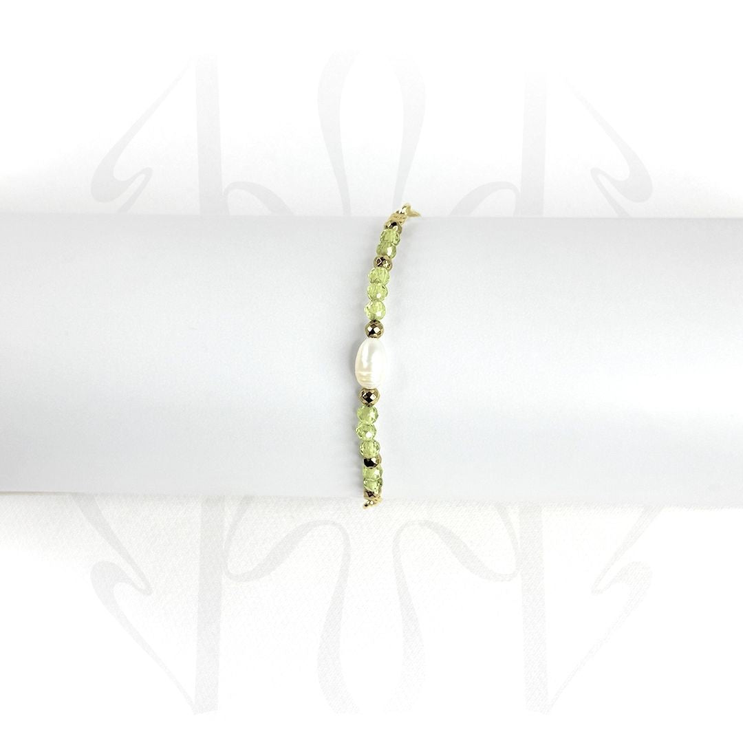 Peridot Adjustable Bracelet