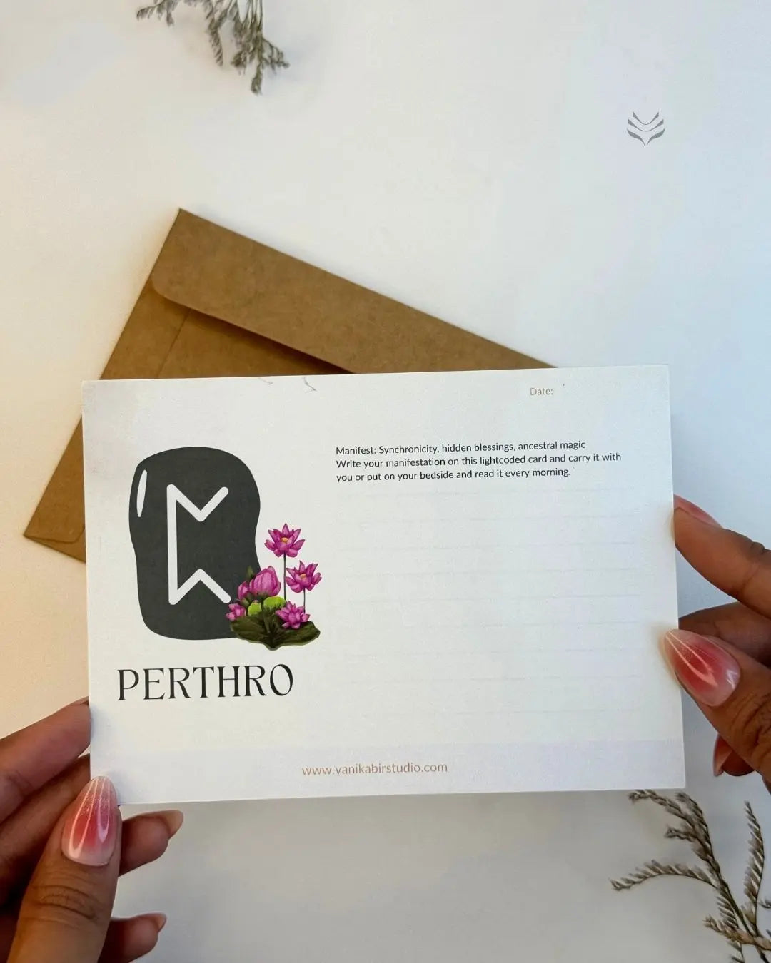 Perthro- For Inviting Miracles (Rune Manifestation Card)