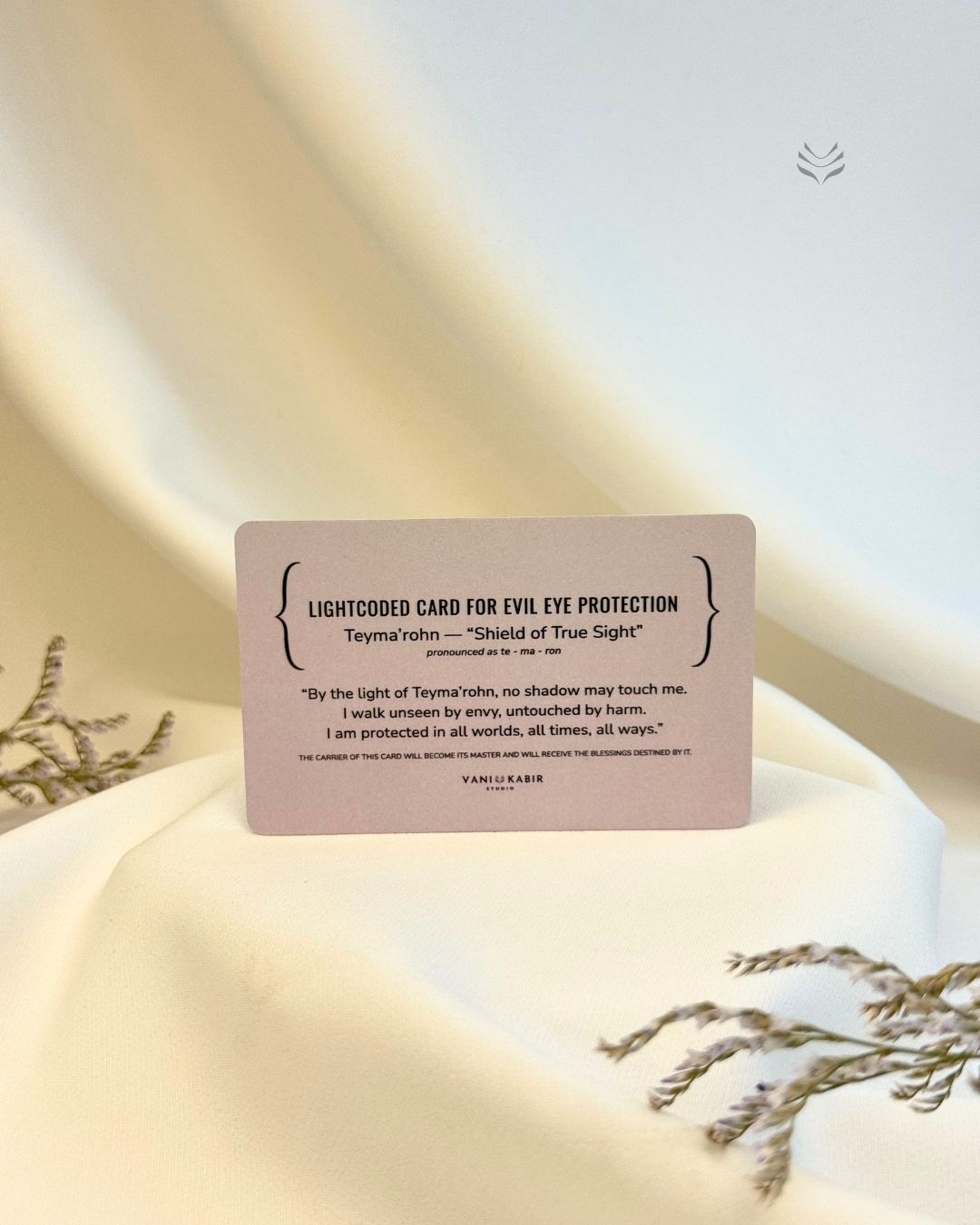 Prayer Card For Evil Eye Protection