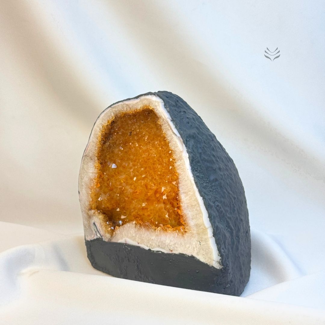 Citrine Geode - Prosperity Flow