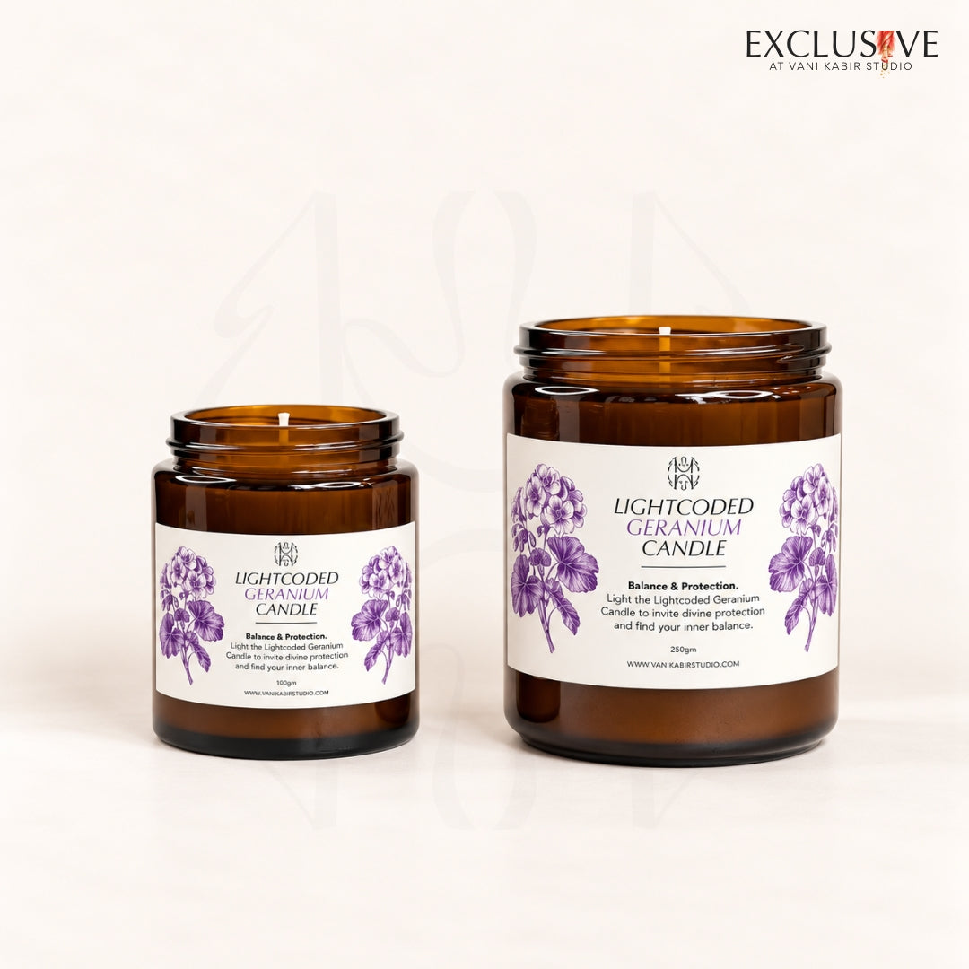 Pure Geranium Candle - Handmade in the UAE