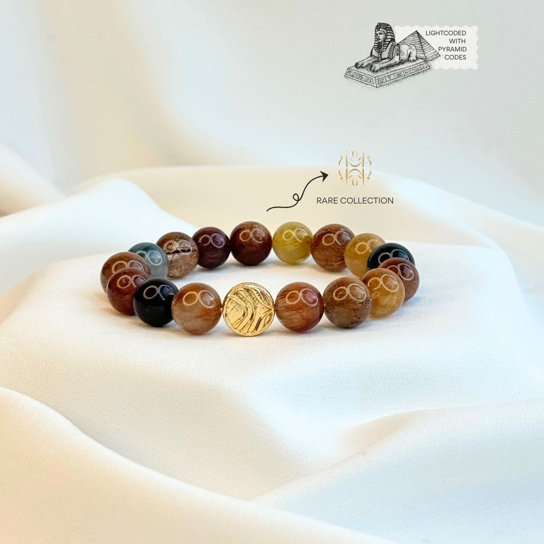 Purpose Of Life Multi Rutilated Bracelet
