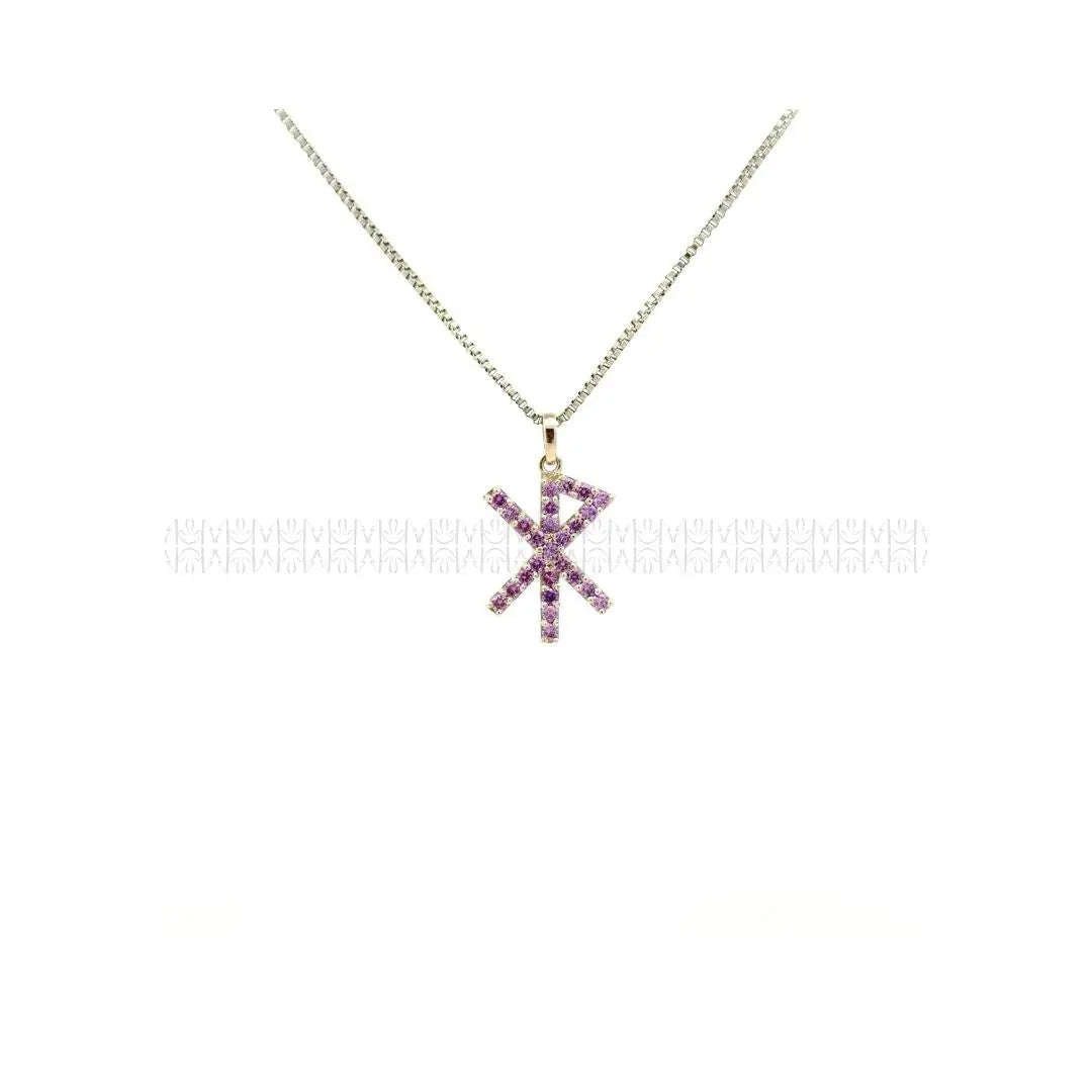 RAIJUNO 10X AMETHYST EMBELLISHED Pendant